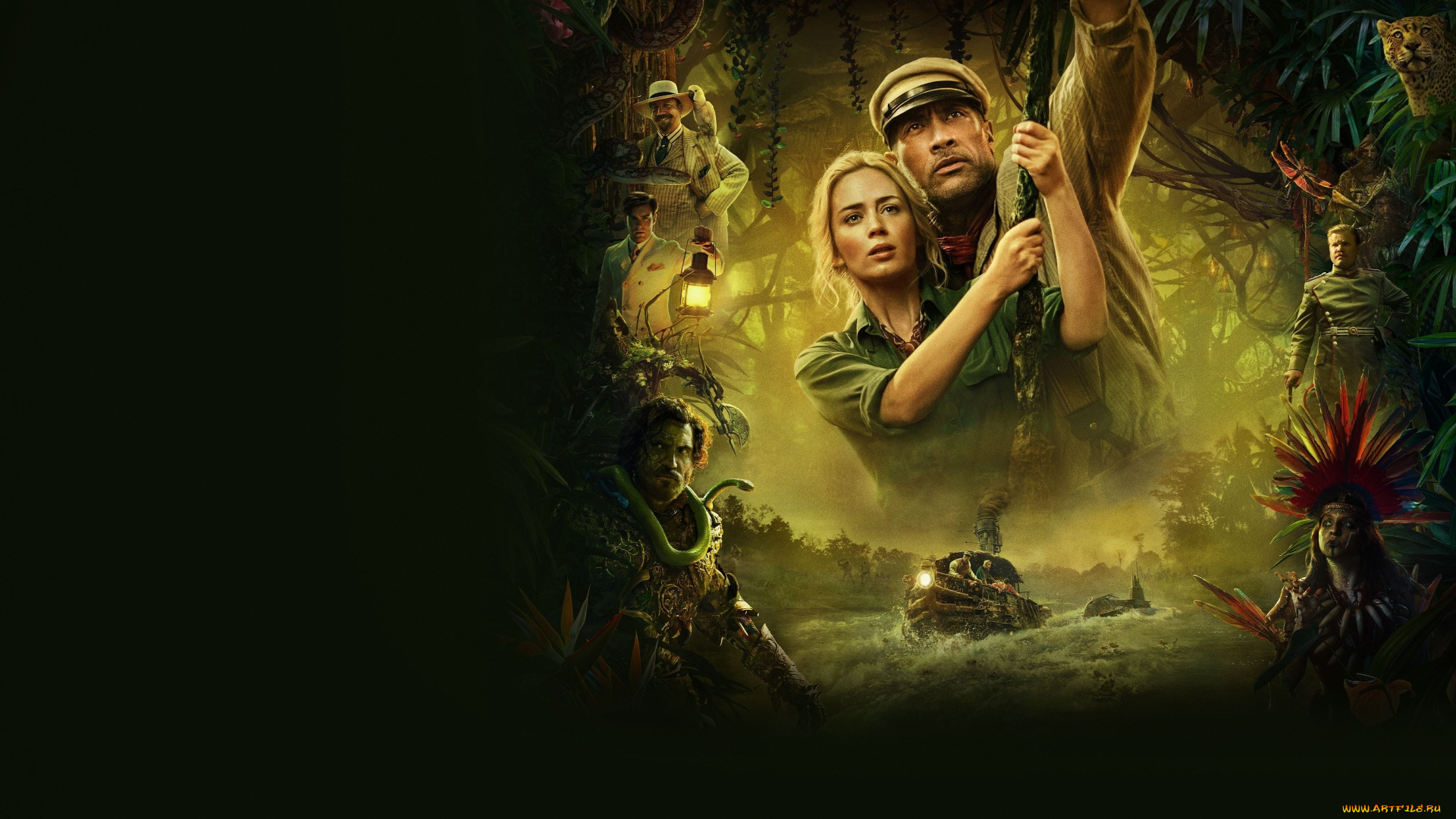 jungle, cruise, , , 2021, , кино, фильмы, jungle, cruise, круиз, по, джунглям, dwayne, johnson, комедия, фэнтези, emily, blunt