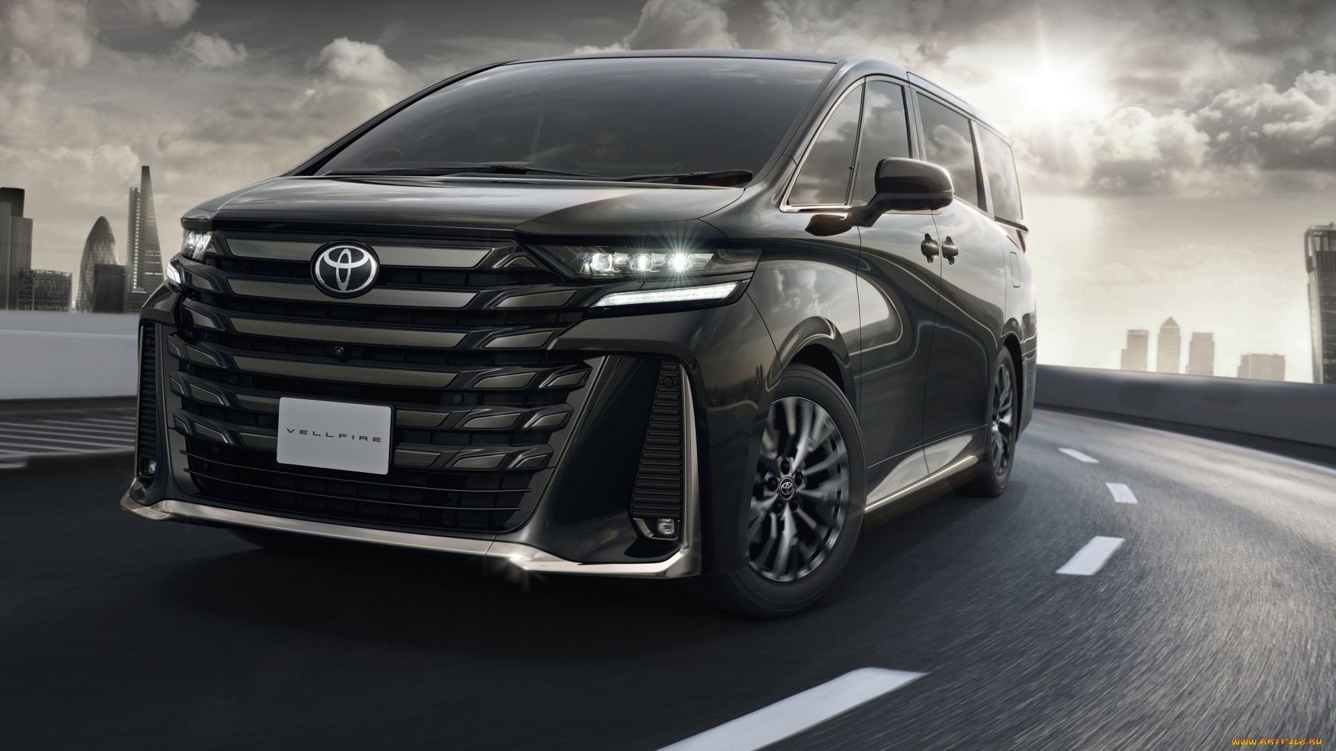 toyota, vellfire, z, premier, 2023, автомобили, toyota, тойота, веллфайр, минивэн, черный, vellfire, z