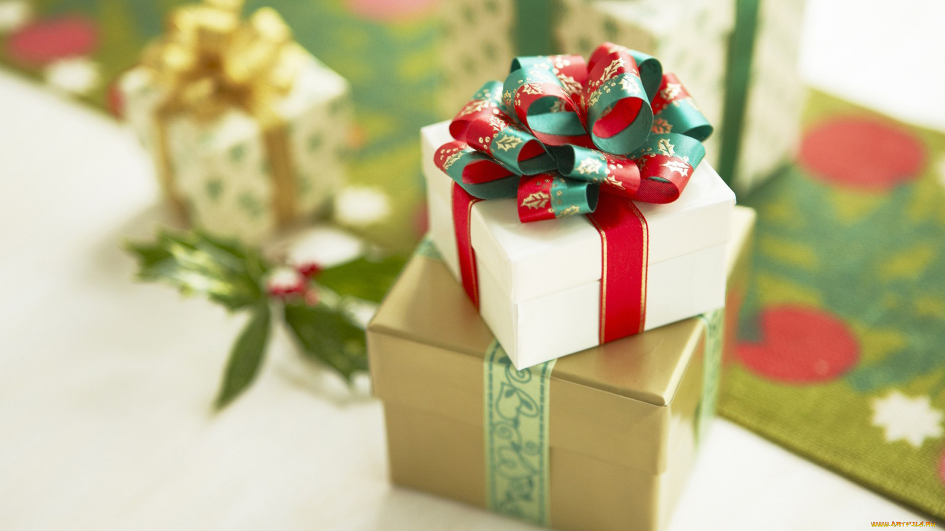 праздничные, подарки, коробочки, подарок, праздник, рождество, сюрприз