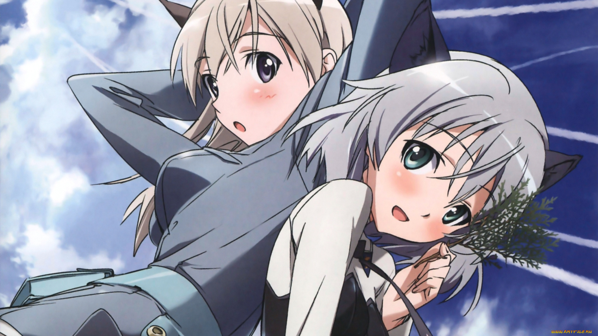 strike, witches, аниме