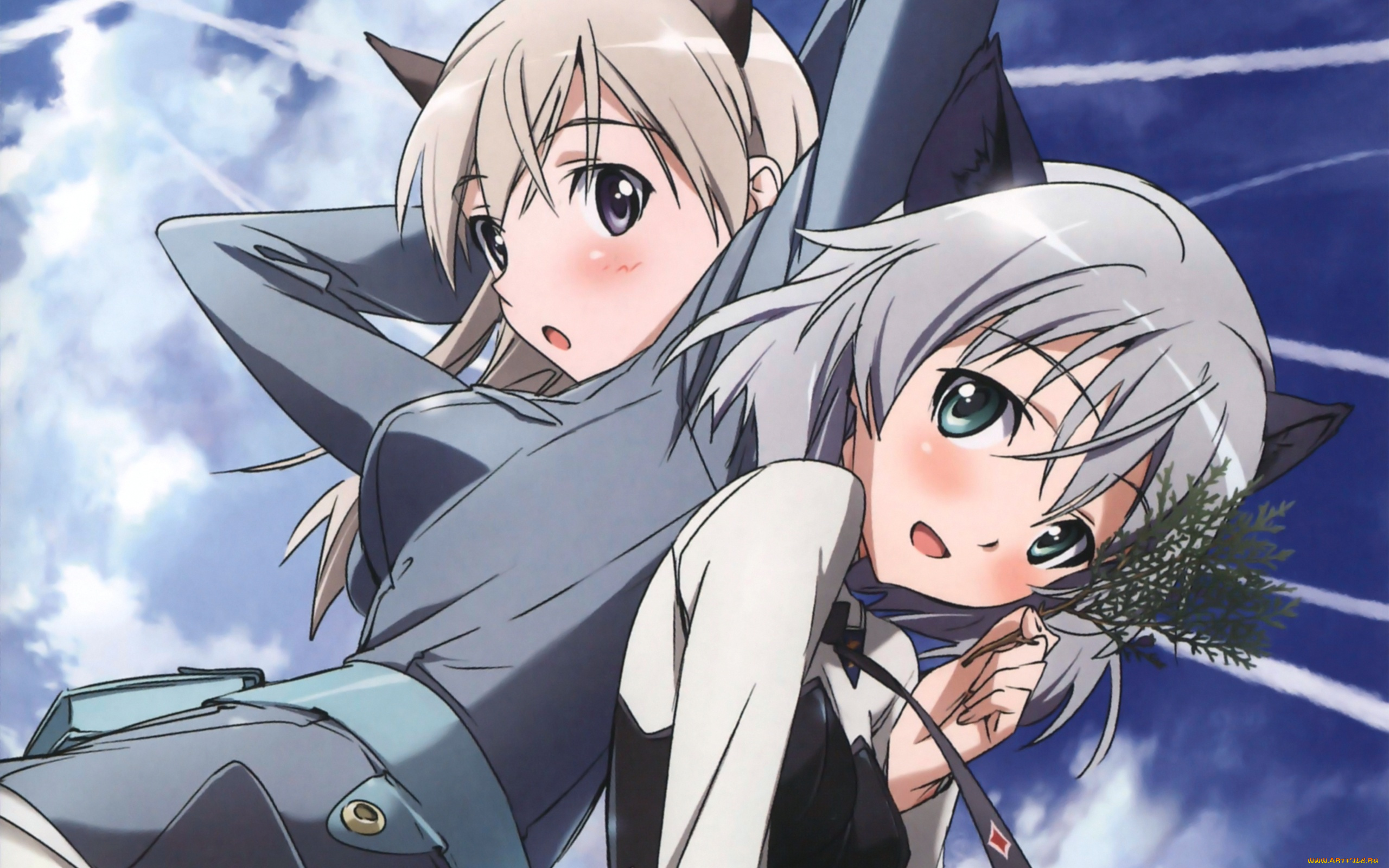 strike, witches, аниме