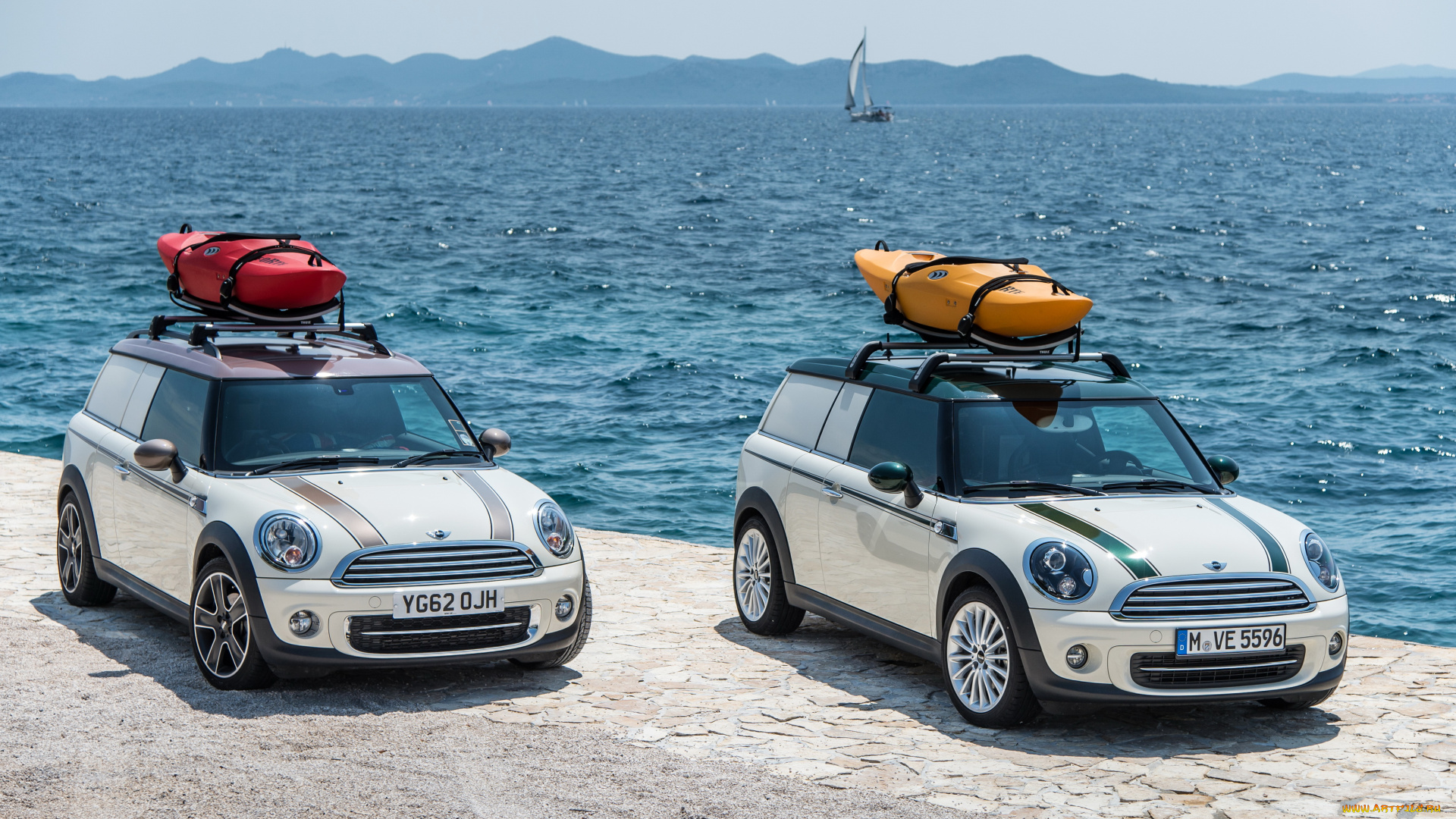 2013, mini, clubvan, cooper, camper, автомобили, багаж, море, машины