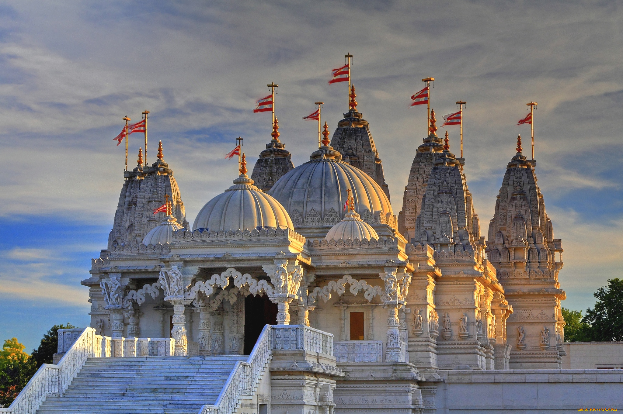 baps, shri, swaminarayan, mandir, , london, города, лондон, , великобритания, архитектура