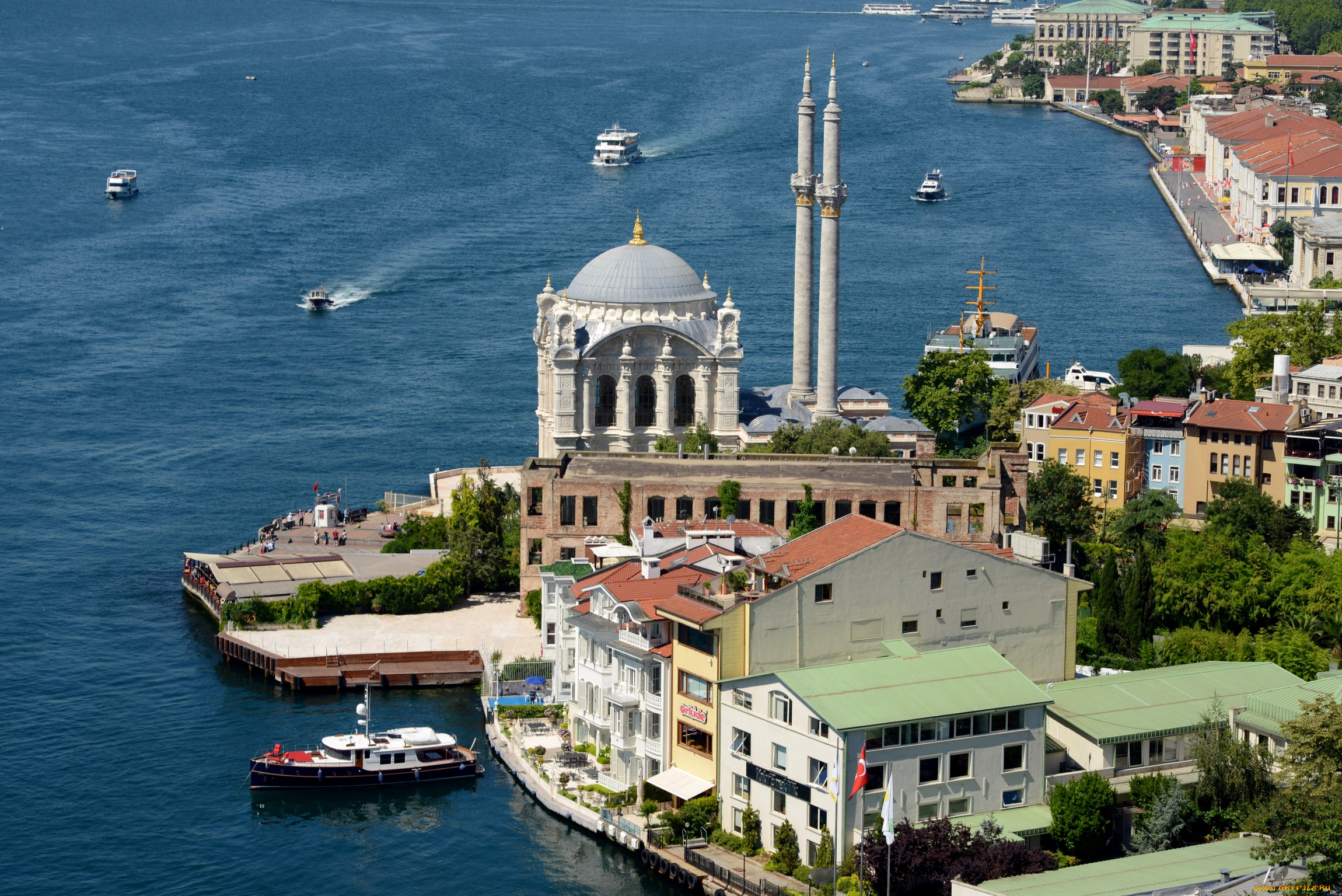 города, стамбул, , турция, море, мечеть
