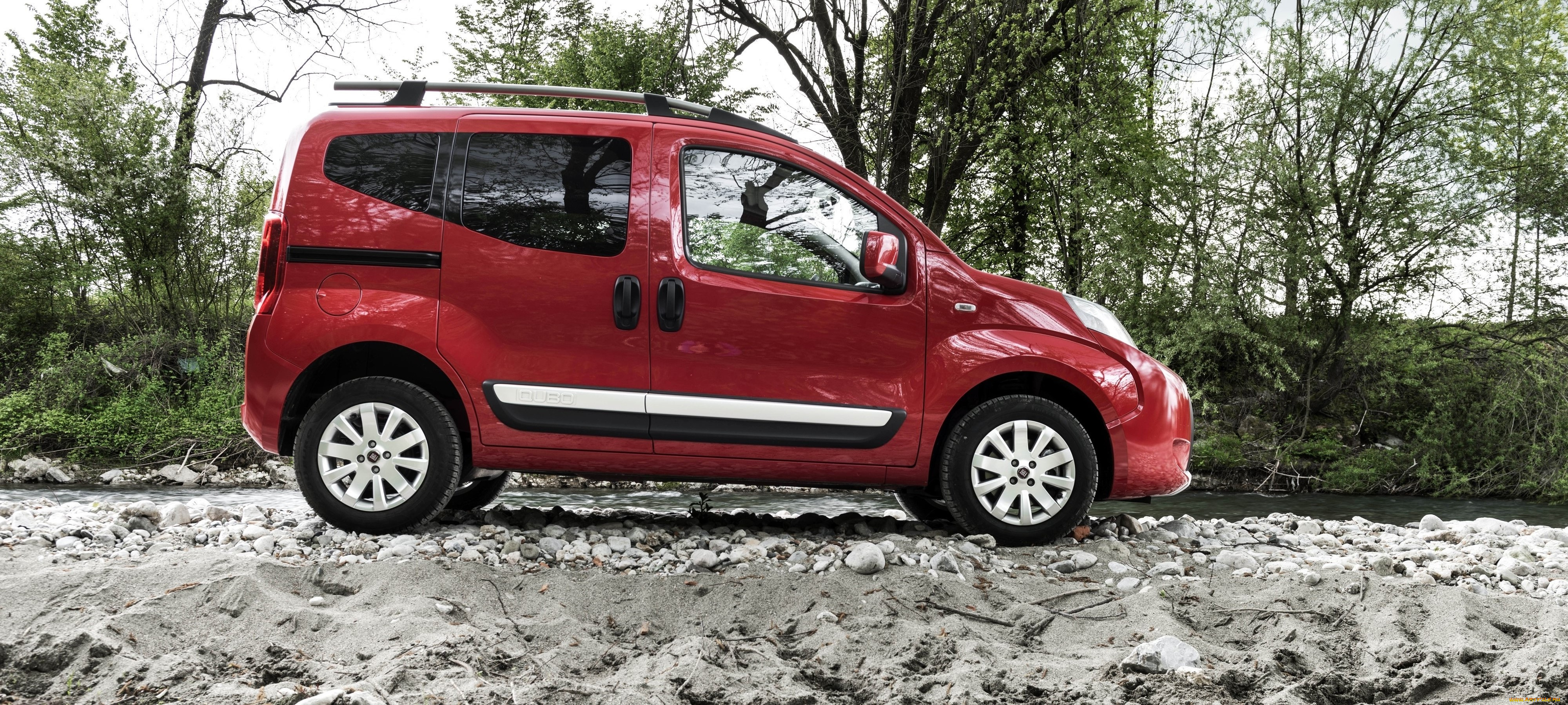 автомобили, fiat, qubo, trekking, 225, красный