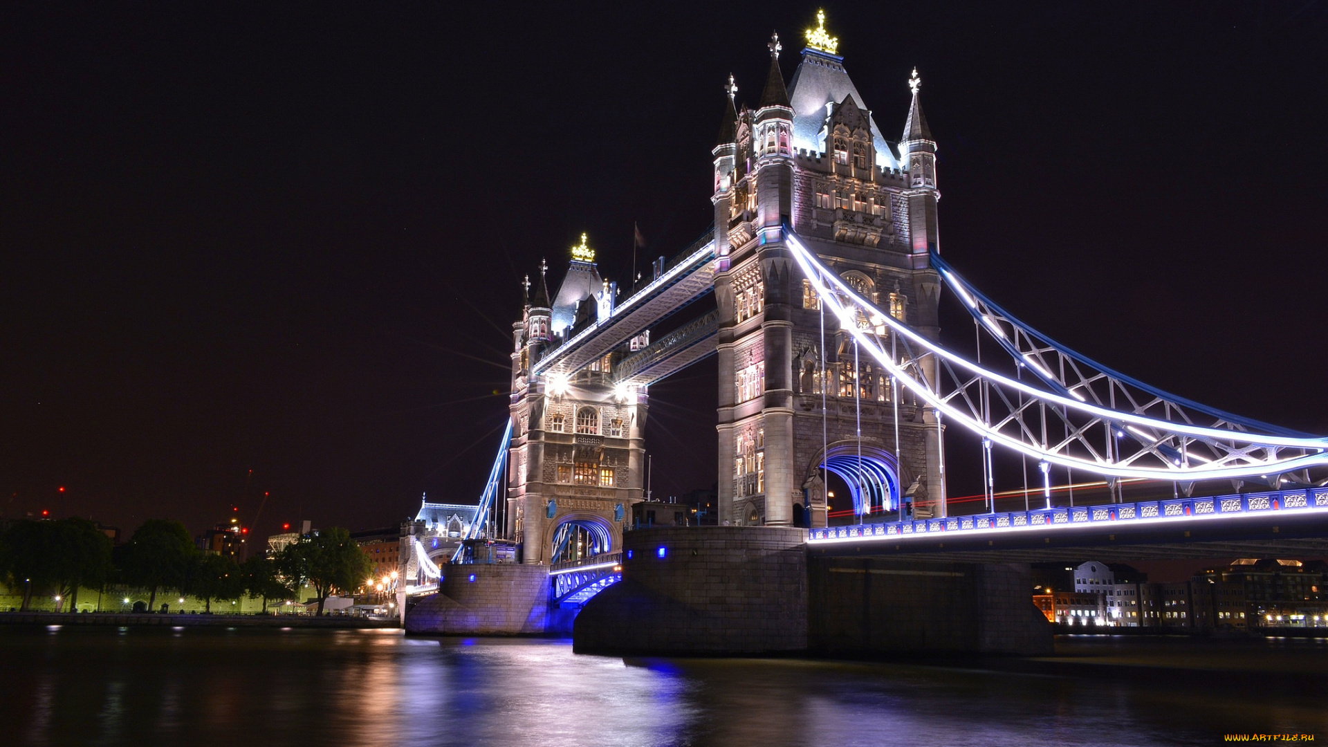 tower, bridge, города, лондон, , великобритания, мост, река