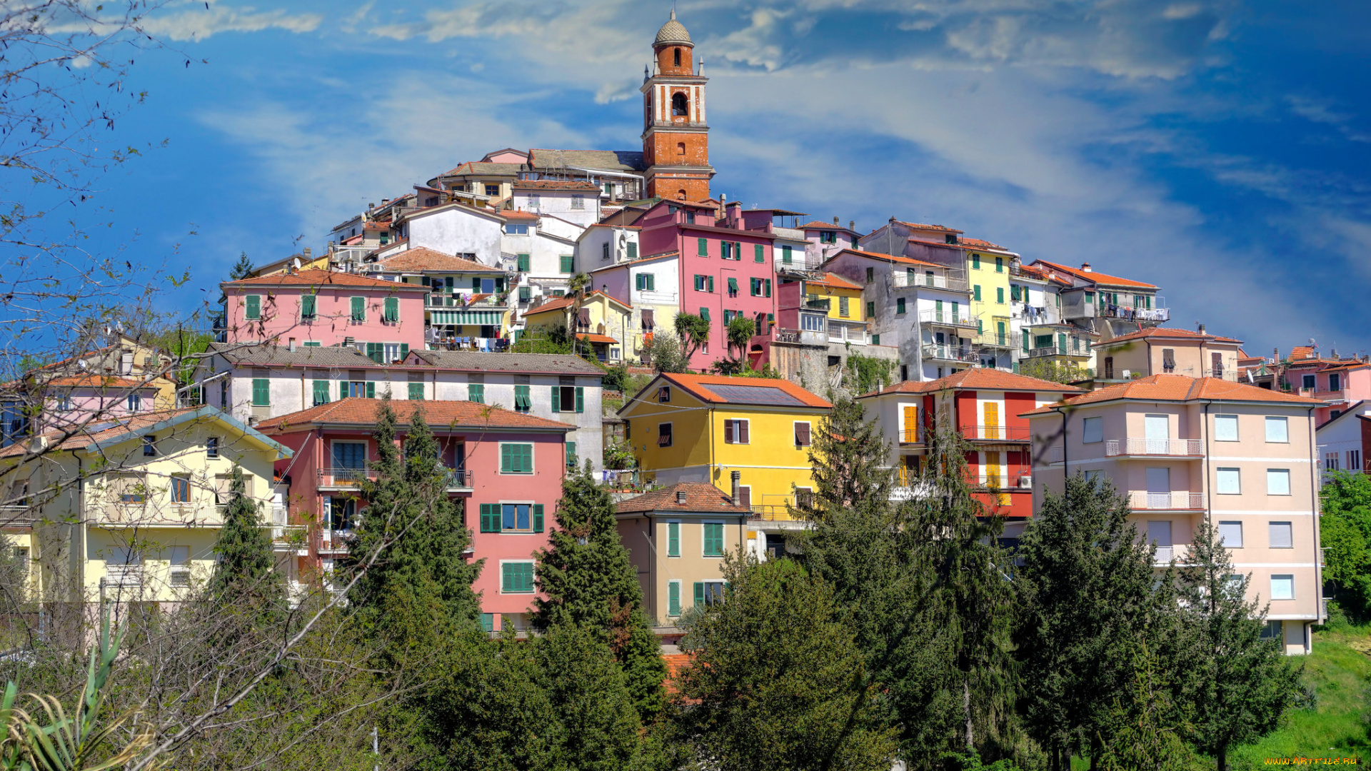 valeriano, la, spezia, города, -, панорамы, поселок