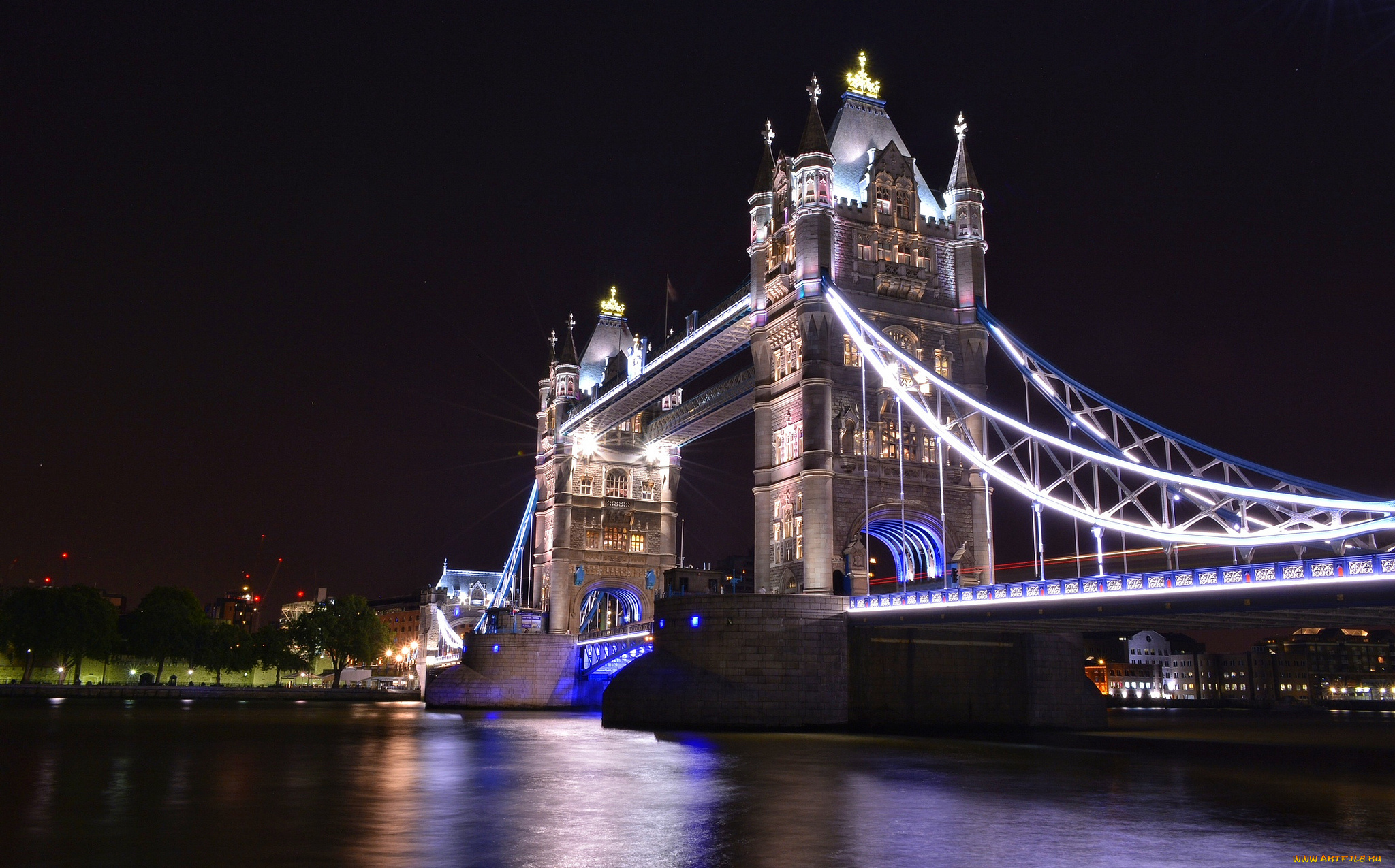 tower, bridge, города, лондон, , великобритания, мост, река