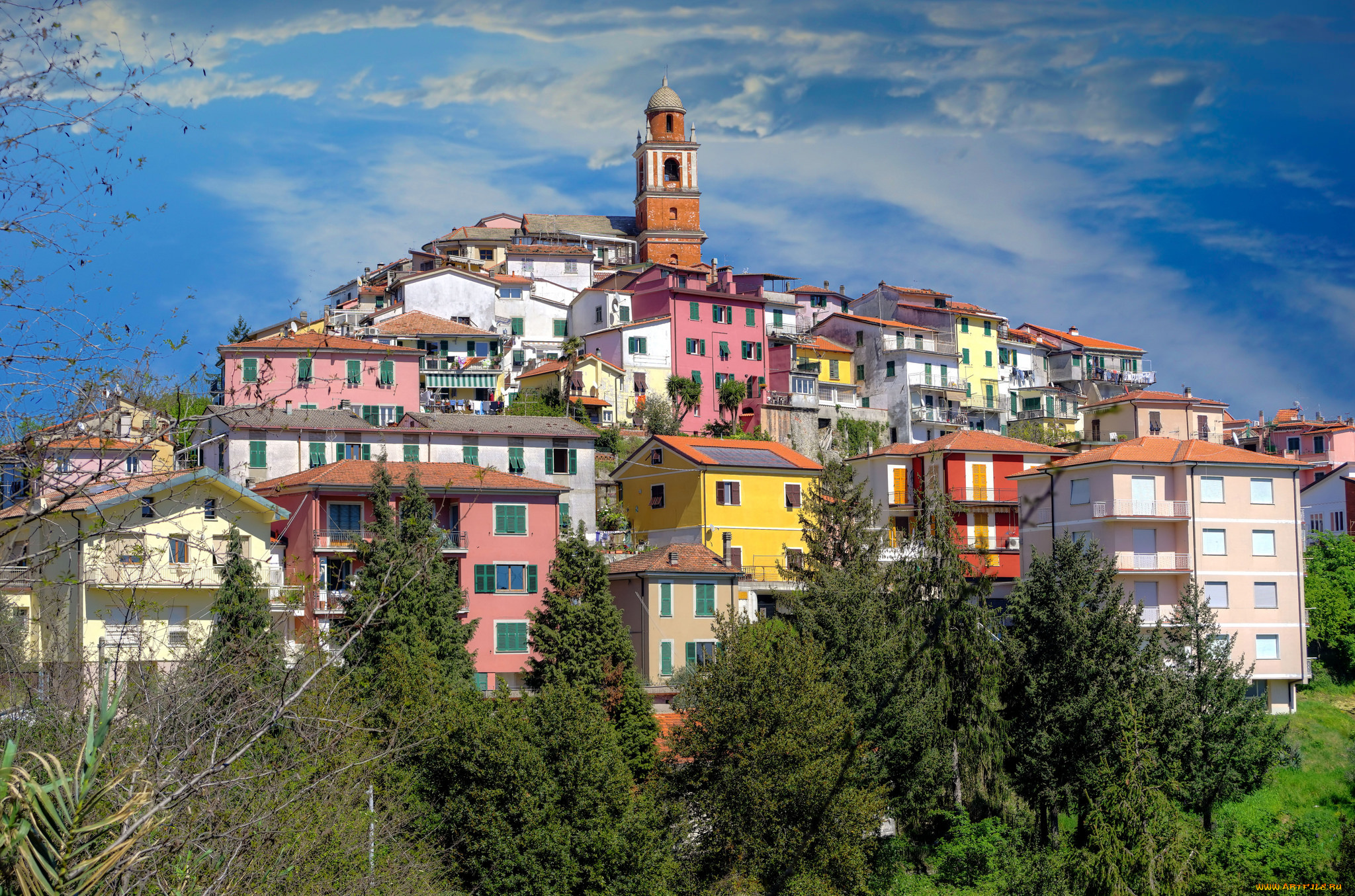 valeriano, la, spezia, города, -, панорамы, поселок