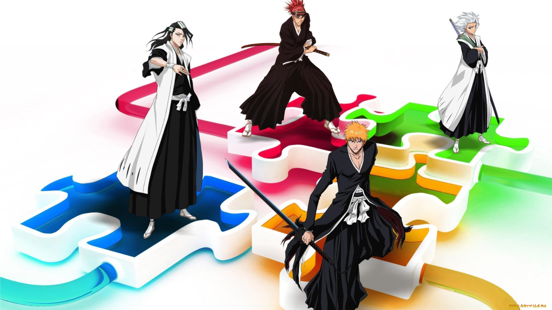 аниме, bleach, game, anime, asian, manga, japanese, oriental, asiatic, powerful, strong, sugoi