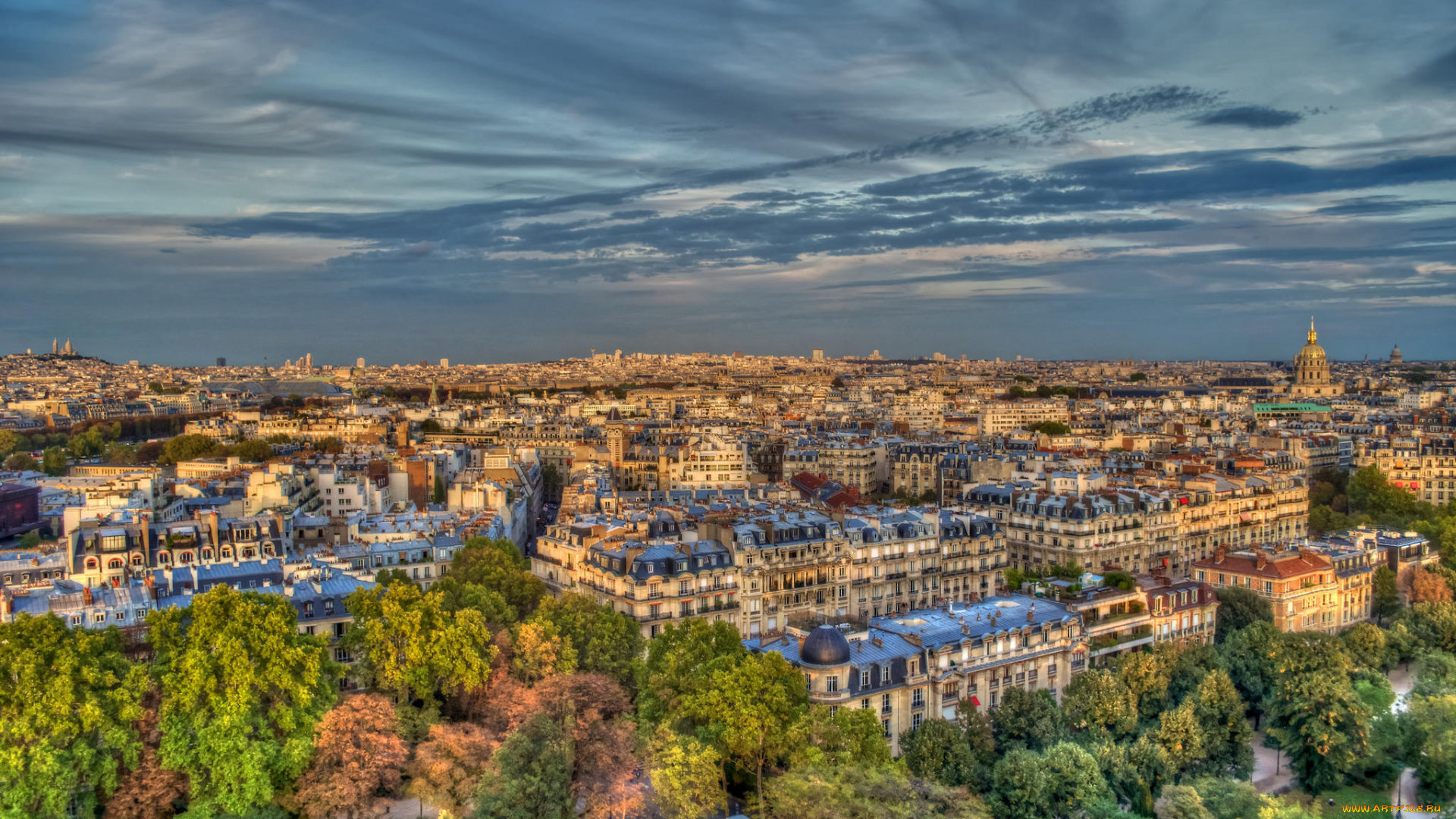 paris, города, париж, , франция, панорама