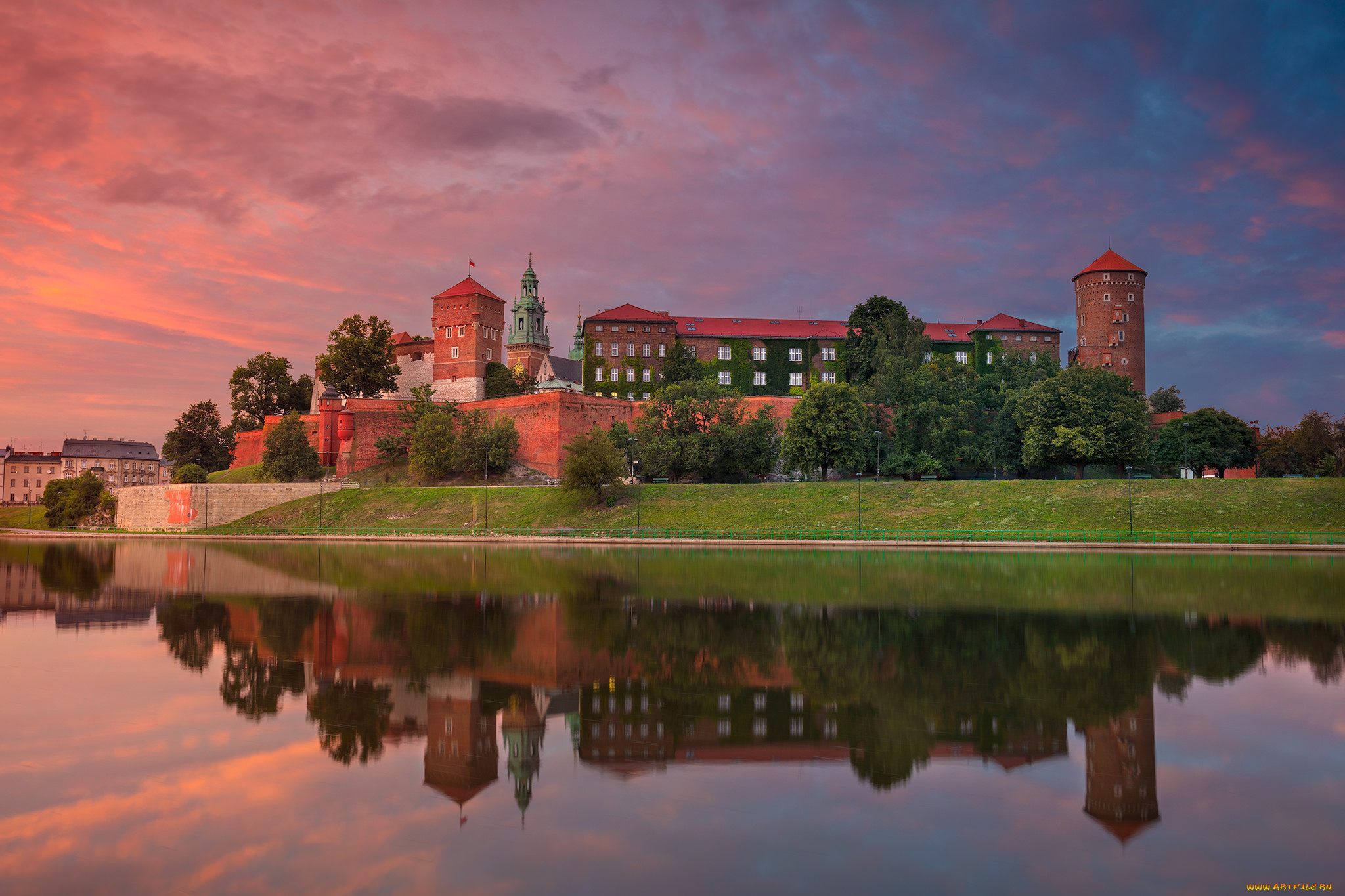 krakow, города, краков, , польша, панорама