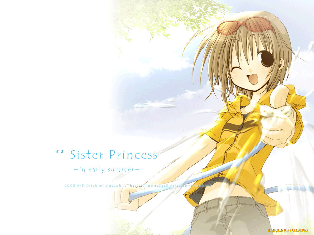 аниме, sister, princess