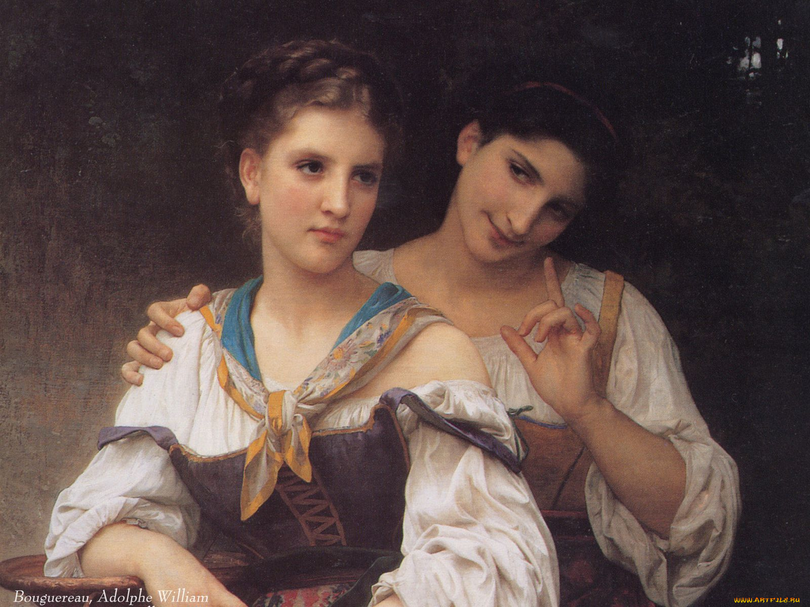 william, adolphe, bouguereau, рисованные