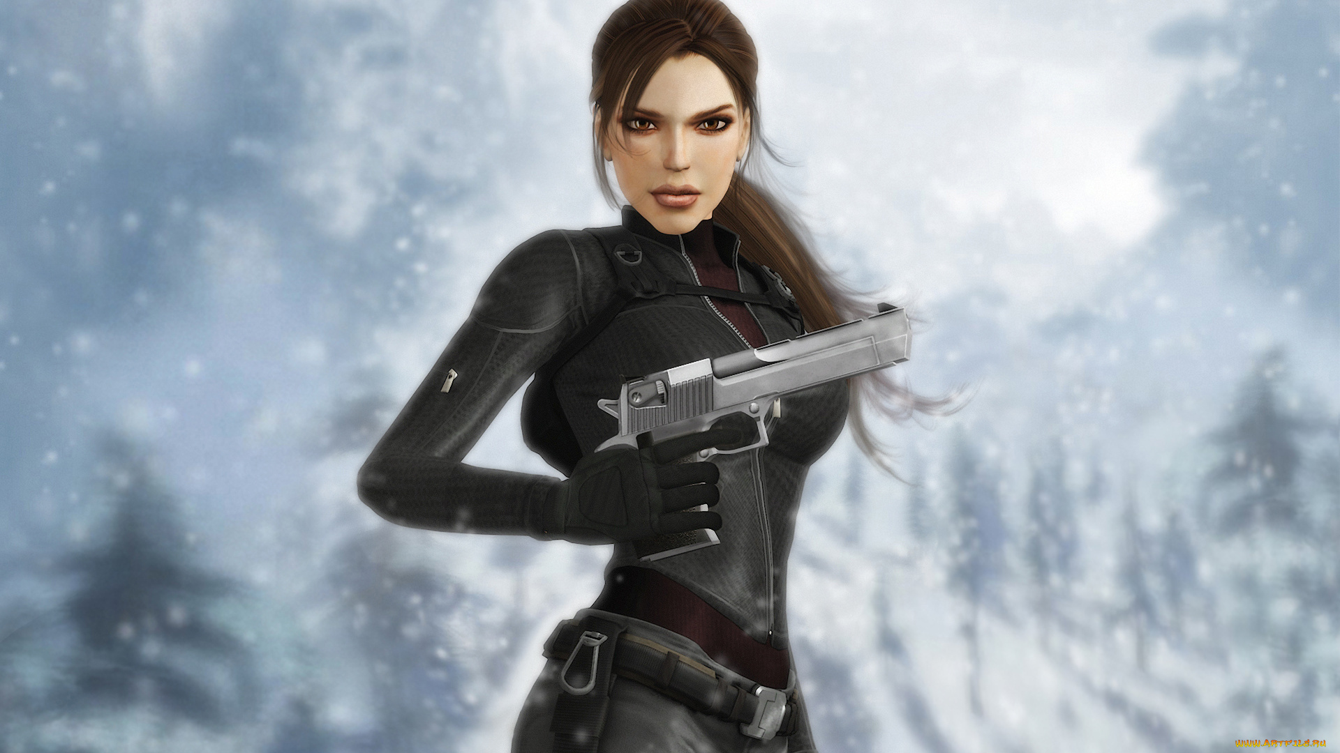 lara, croft, fan, art, 3д, графика, people, люди