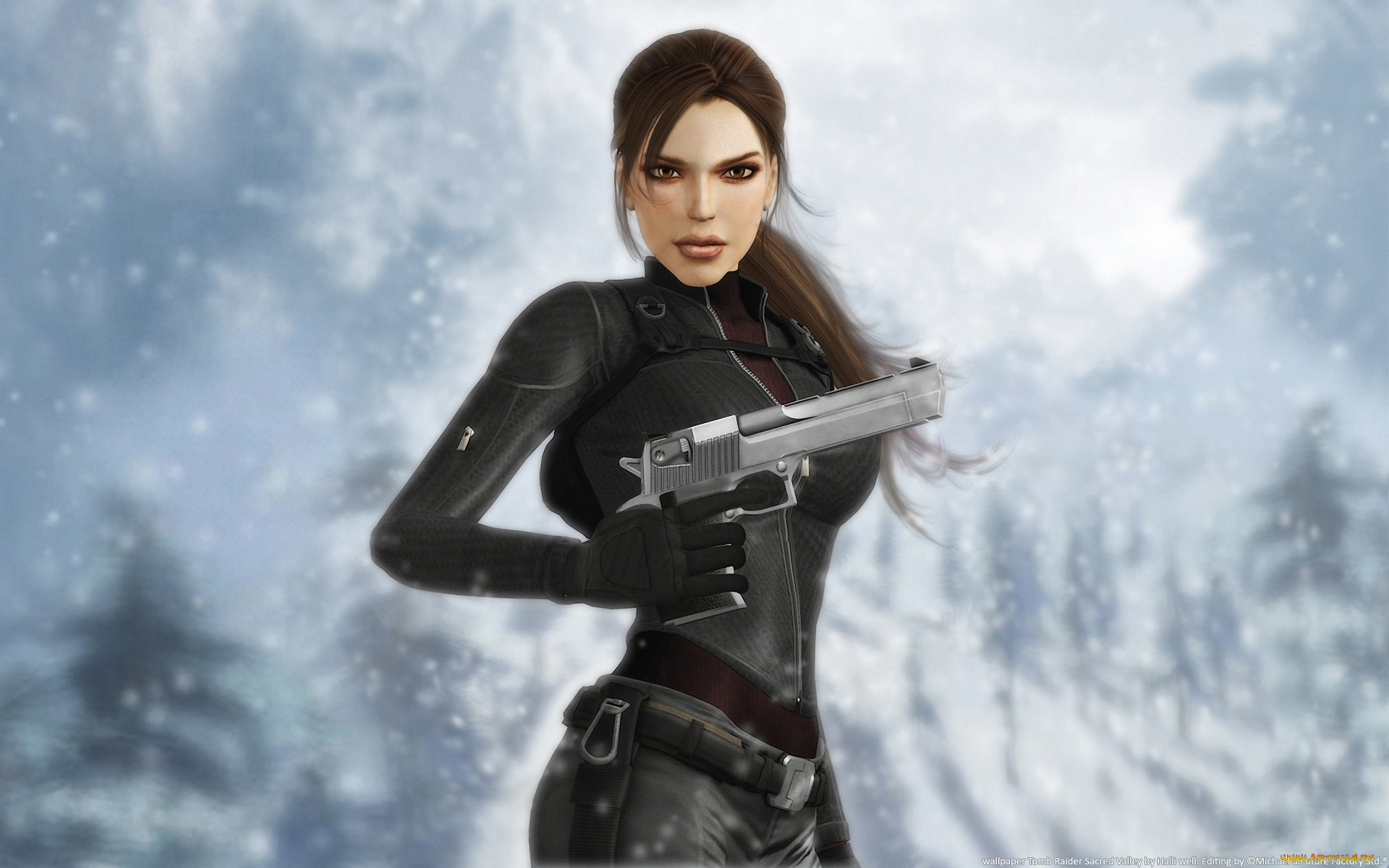 lara, croft, fan, art, 3д, графика, people, люди