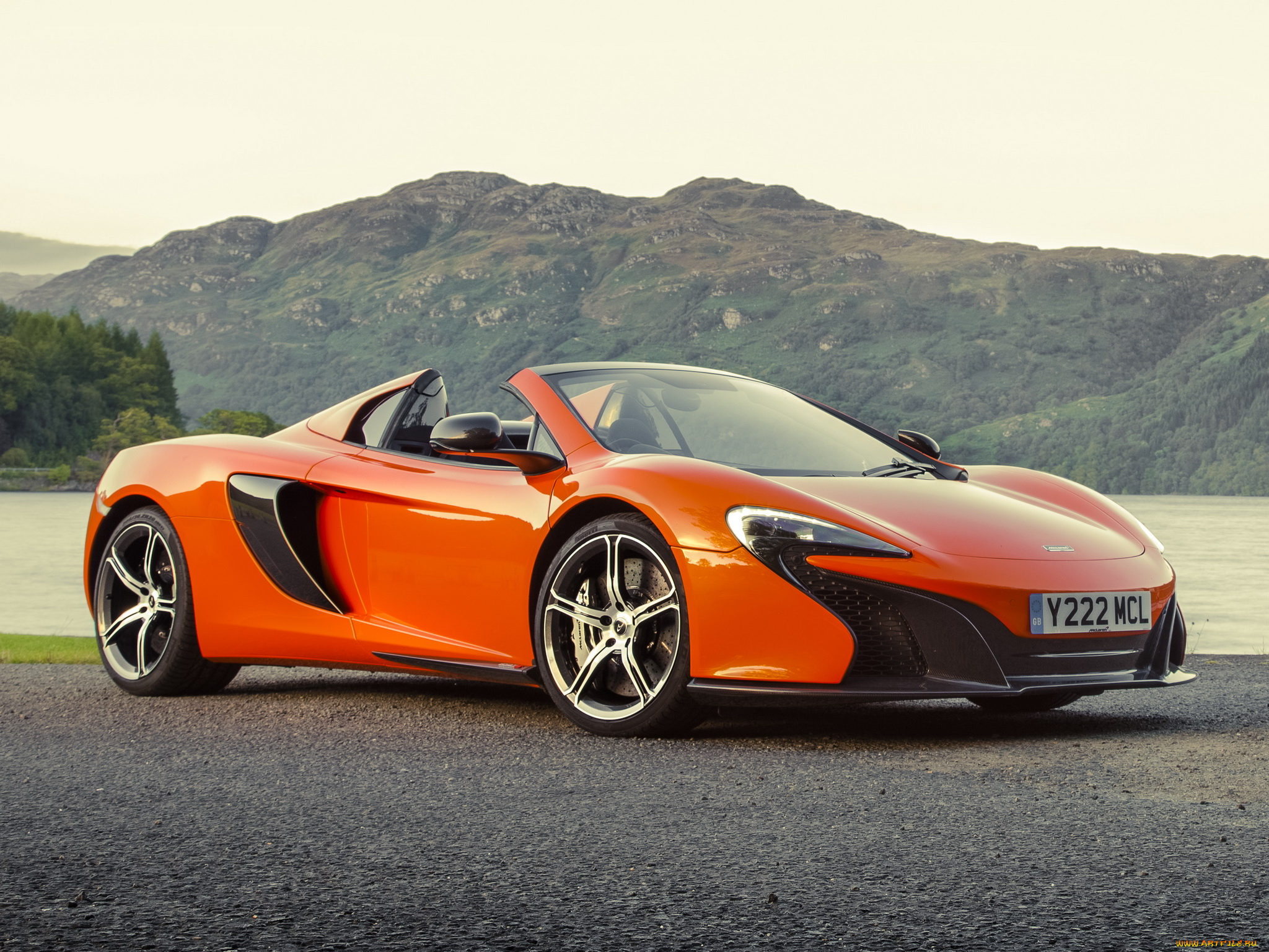 автомобили, mclaren, 2014г, uk-spec, spyder, 650s