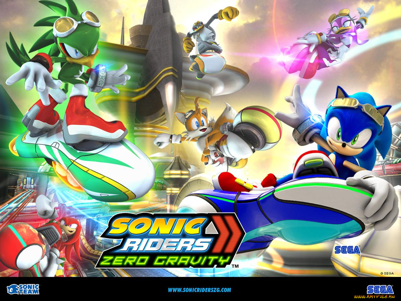 sonic, riders, zero, gravity, видео, игры