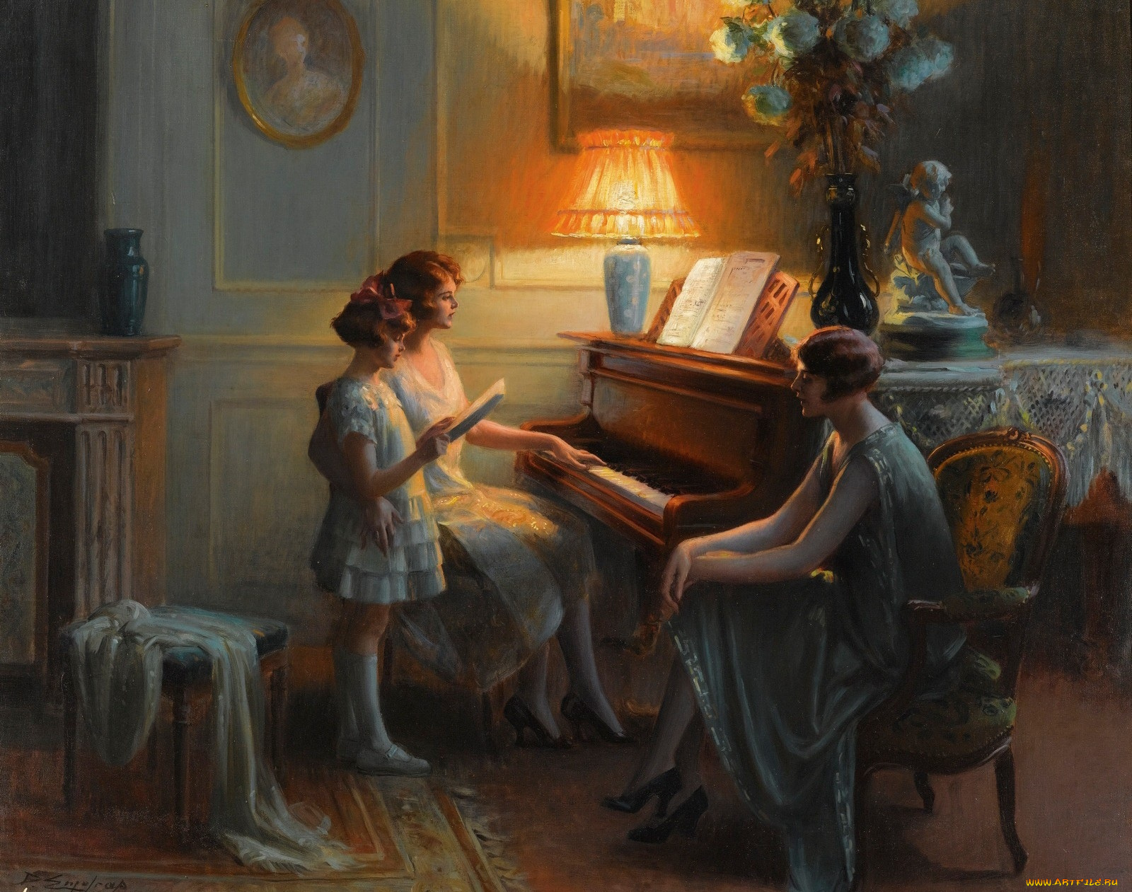 рисованные, delphin, enjolras, урок, пения