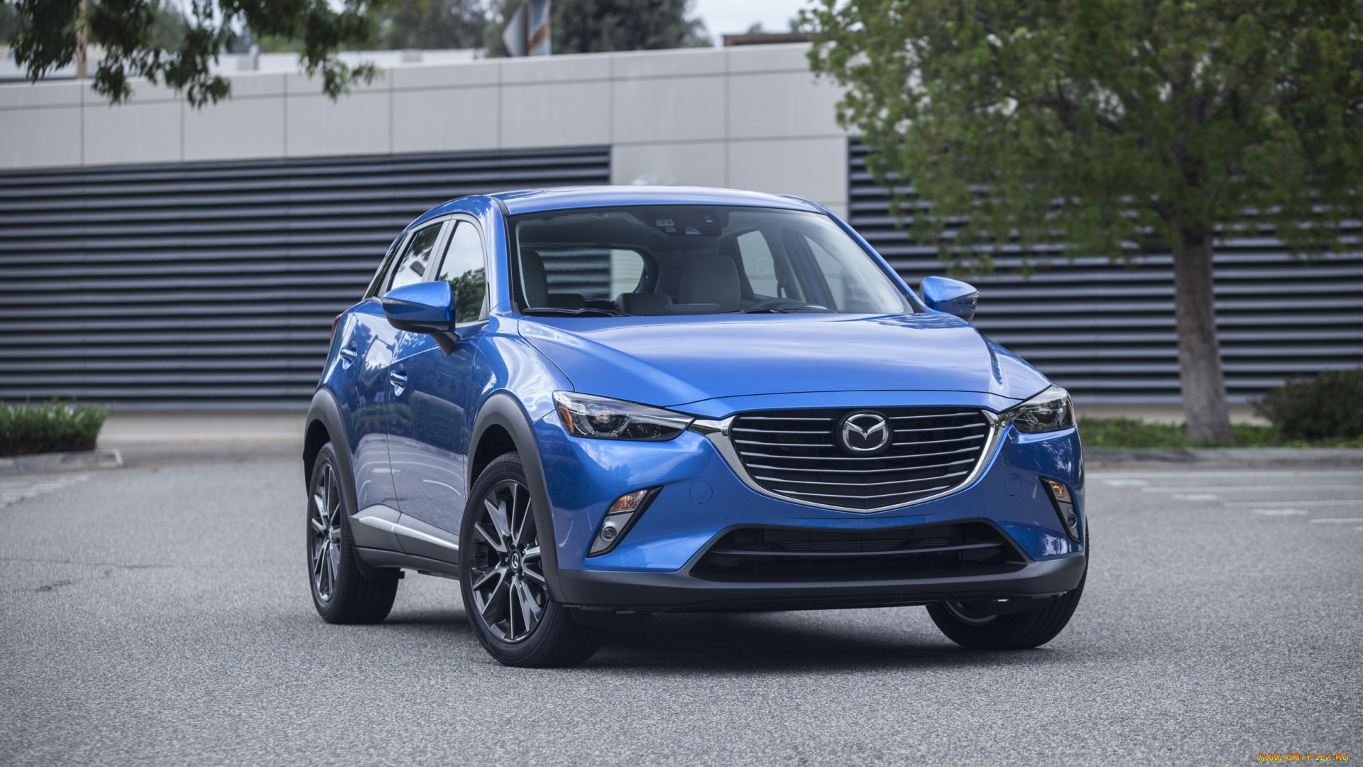 автомобили, mazda, синий, us-spec, cx-3, 2016г