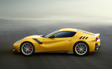 Картинка автомобили ferrari желтый 2015г f12tdf