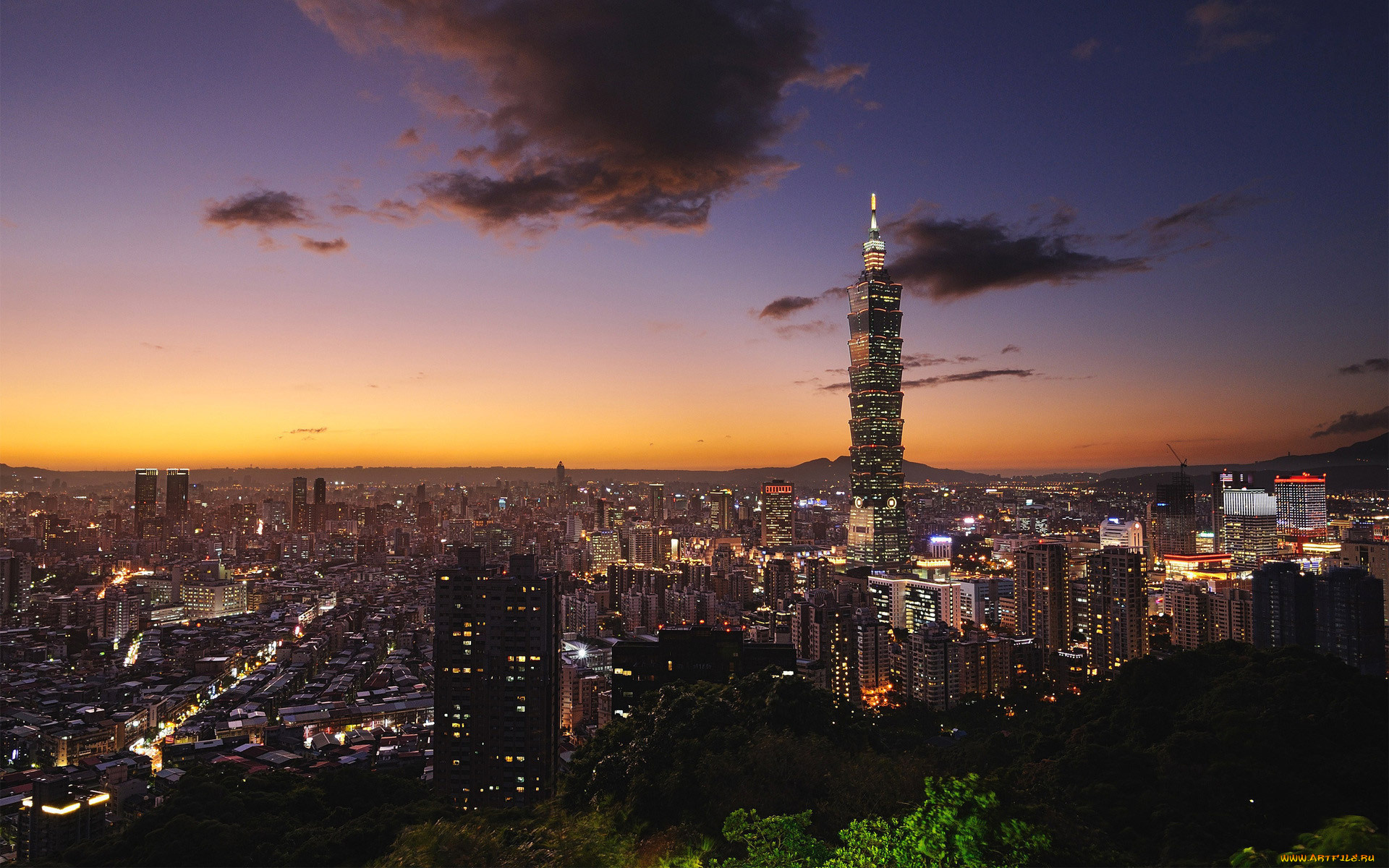 taiwan, города, тайбэй, тайвань