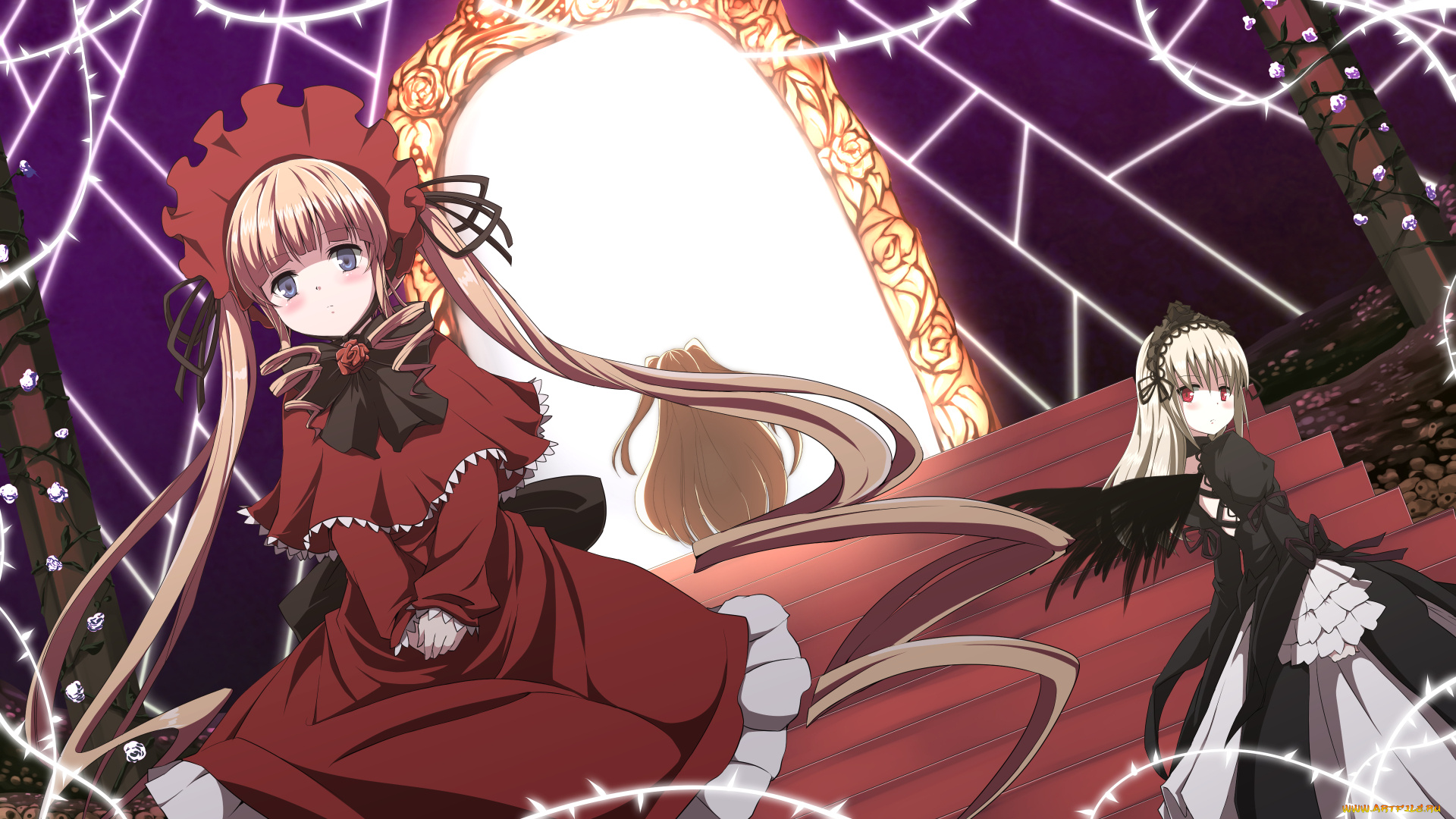 аниме, rozen, maiden, shinku, девушки, арт, noa, nagareboshi, kirakishou, suigintou, rozen, maiden