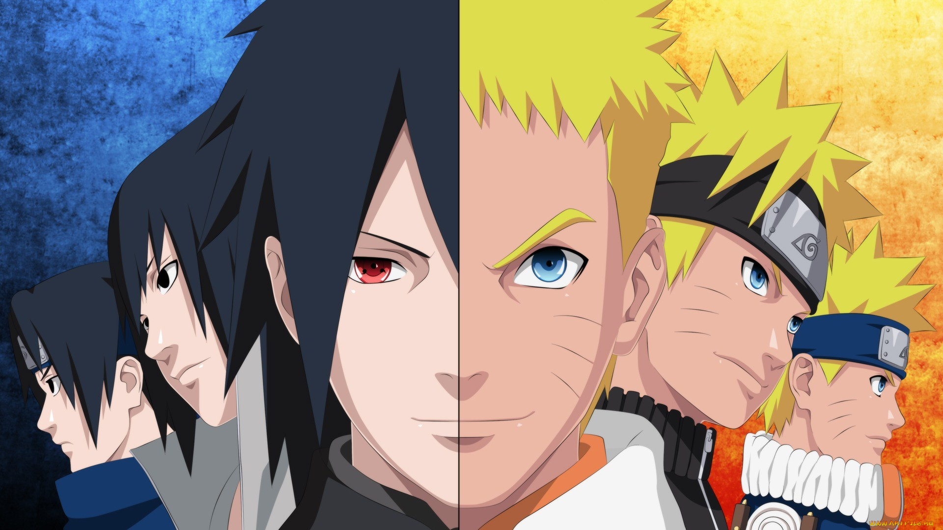 аниме, naruto, uzumaki, genin, asian, uchiha, sasuke