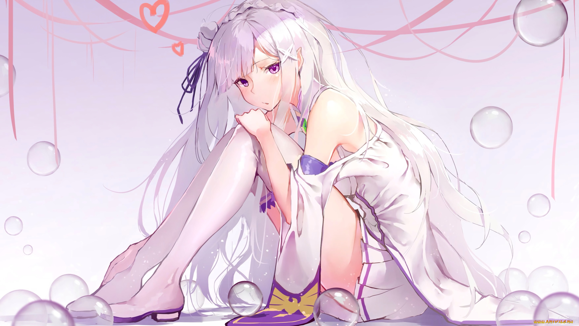 аниме, re, , zero, kara, hajimeru, isekai, seikatsu, emilia