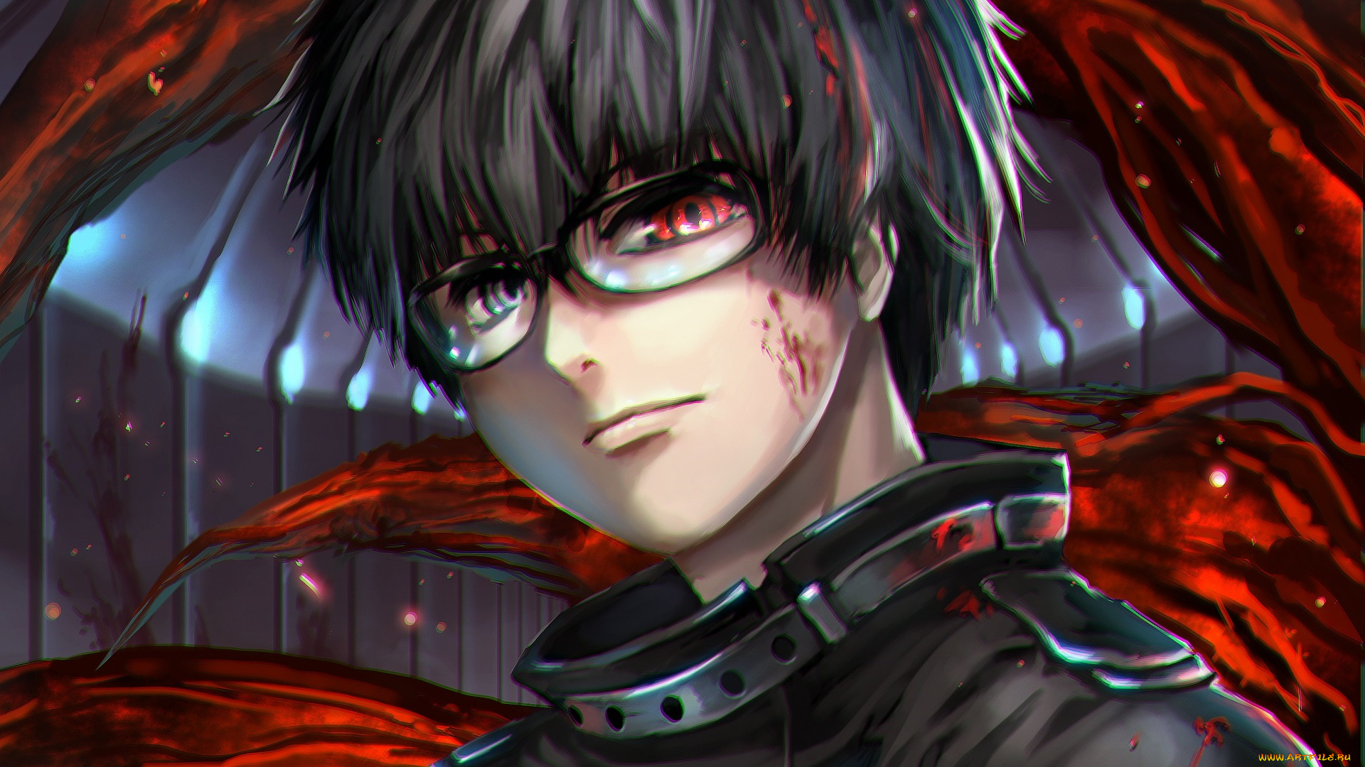 аниме, tokyo, ghoul, kaneki, ken