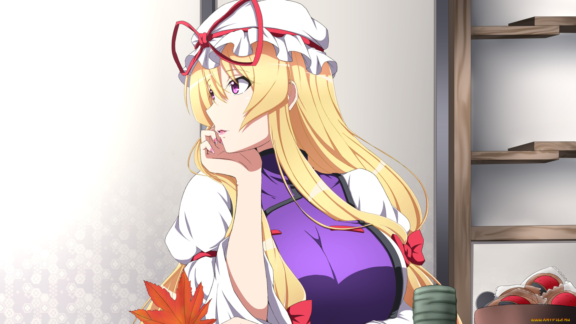 аниме, touhou, yakumo, yukari