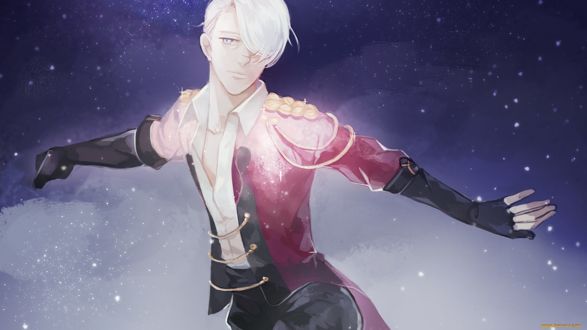 аниме, yuri, on, ice, victor, nikiforov