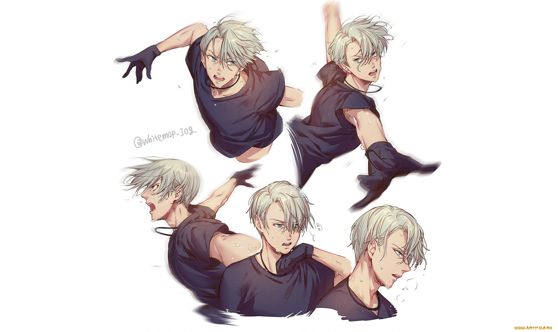 аниме, yuri, on, ice, victor, nikiforov