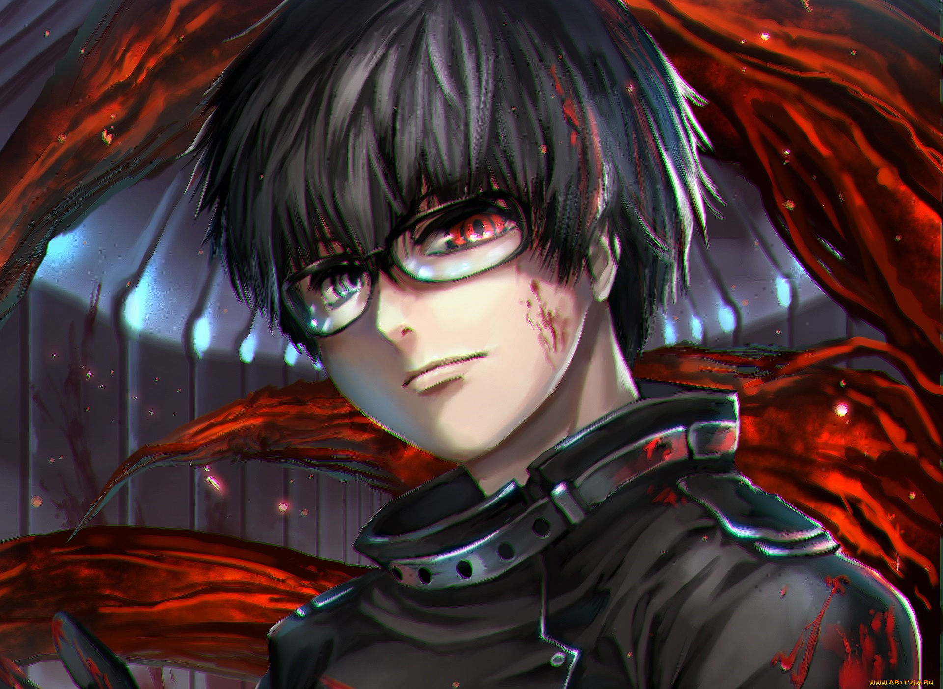 аниме, tokyo, ghoul, kaneki, ken