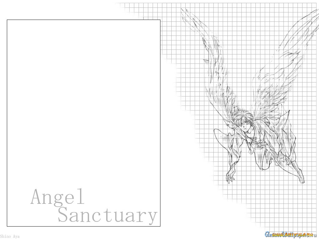 аниме, angel, sanctuary