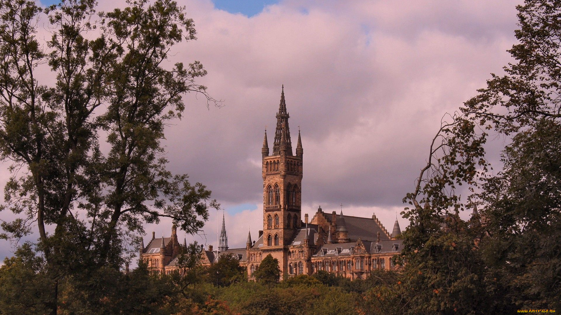 города, католические, соборы, костелы, аббатства, glasgow, scotland