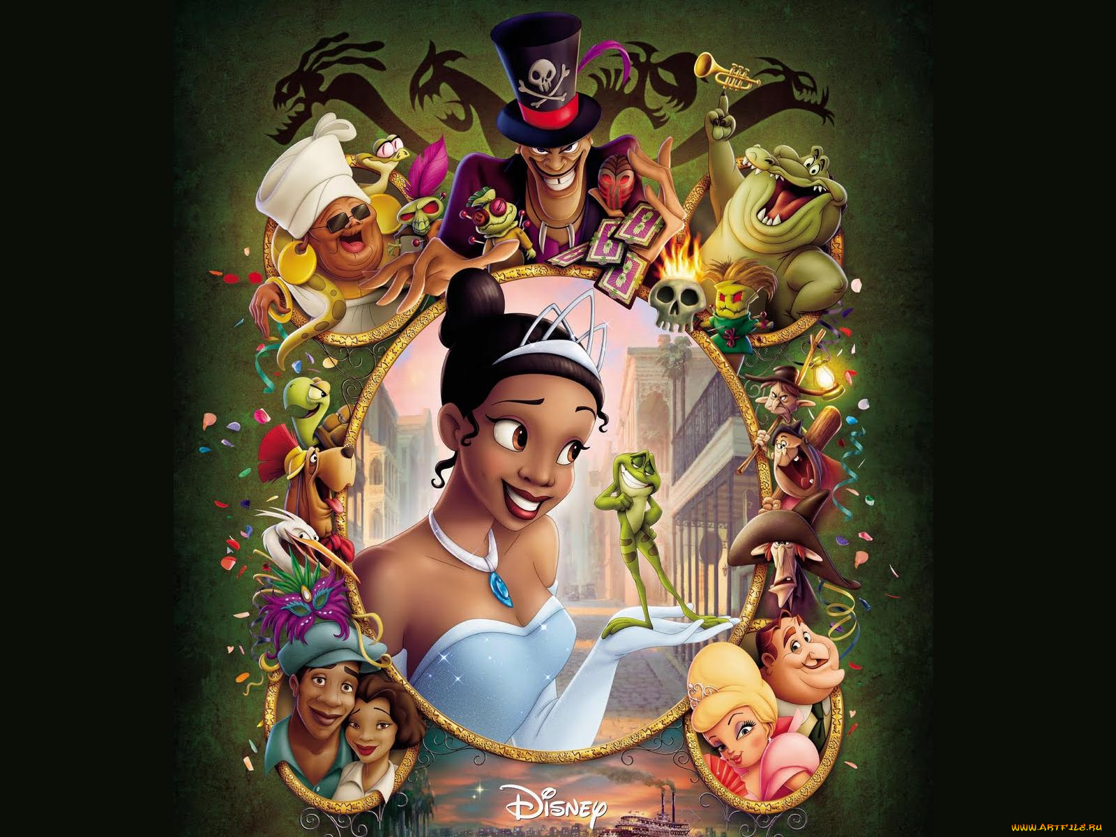 мультфильмы, the, princess, and, frog, disney