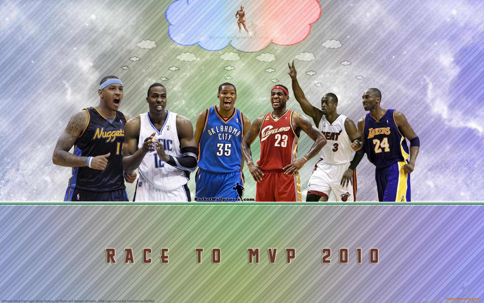 race, to, nba, mvp, 2010, спорт, баскетбол, игроки, нба