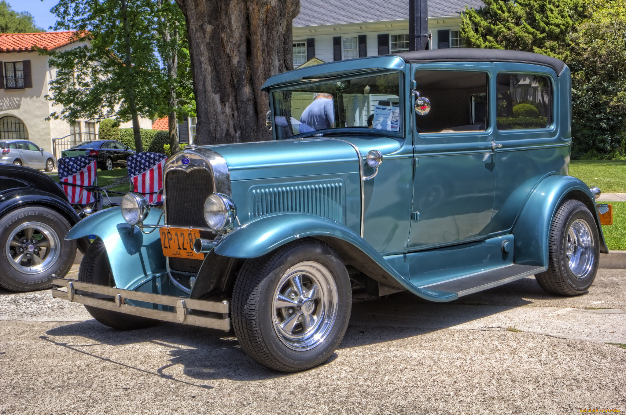 1930, ford, model, a, tudor, автомобили, выставки, и, уличные, фото, выставка, автошоу