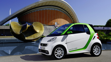 Картинка smart+fortwo+electric+drive+2013 автомобили smart 2013 drive electric fortwo