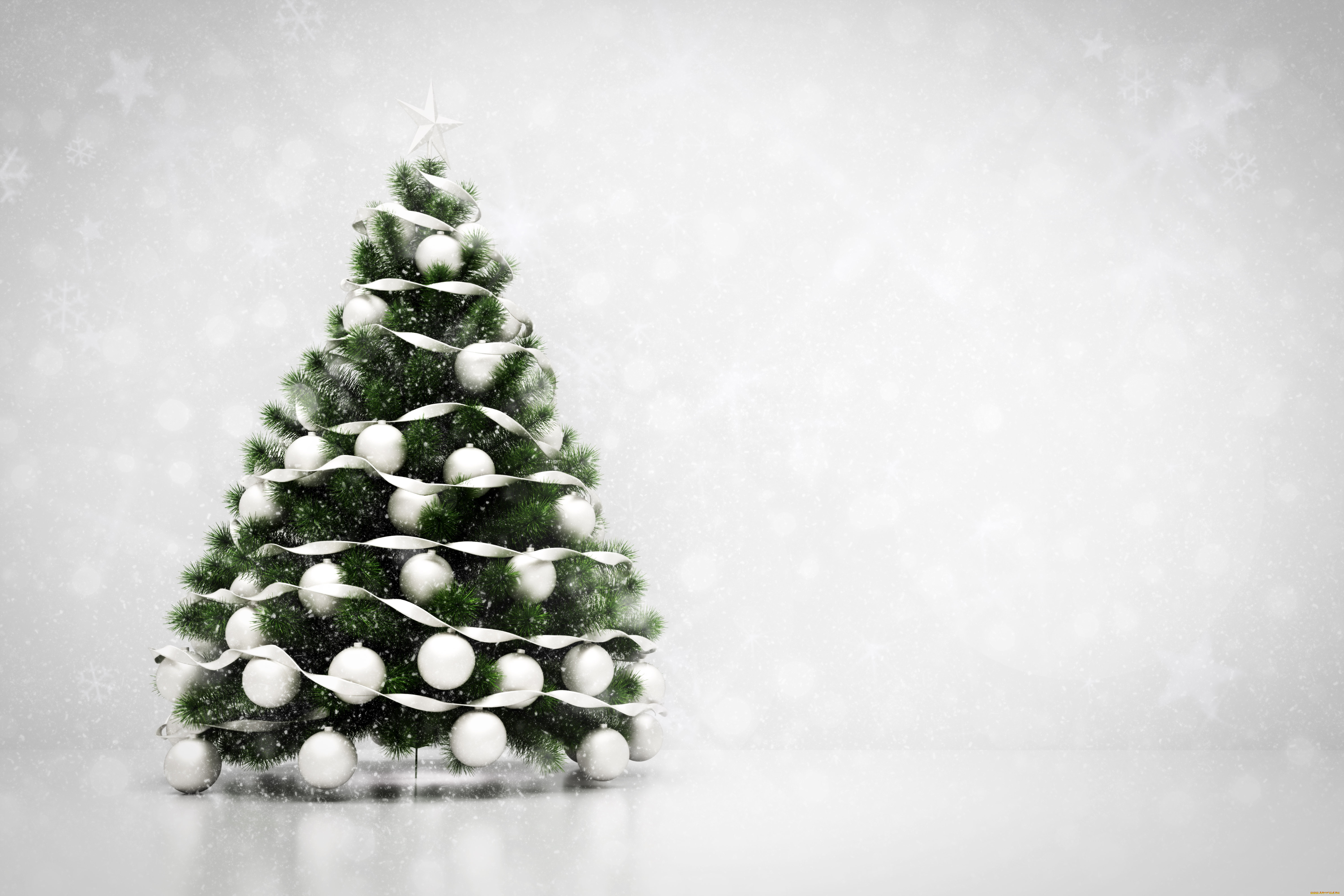 праздничные, 3д, графика, , новый, год, christmas, рождество, новый, год, елка, украшения, шары