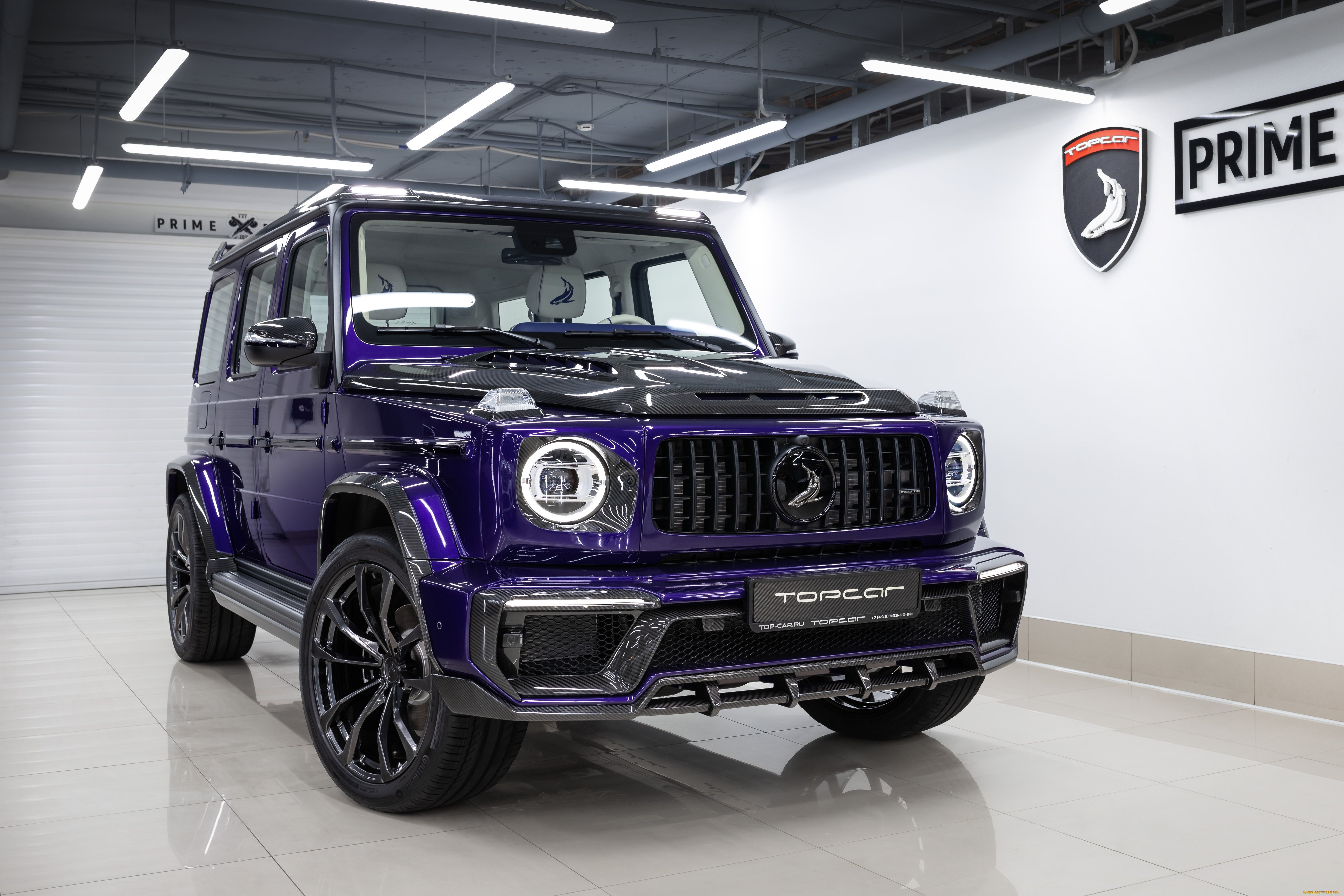 автомобили, mercedes-benz, mercedes, violet, g-class, topcar, w463, g350d, inferno