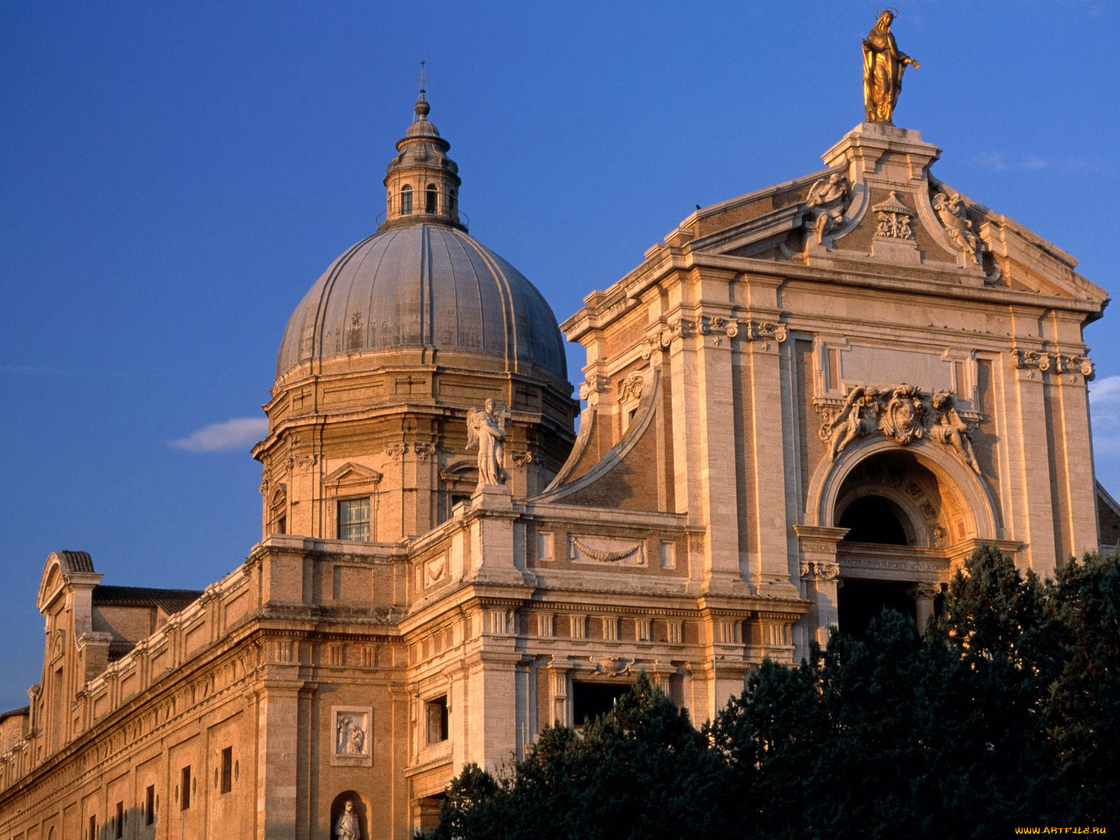 santa, maria, degli, angeli, assisi, italy, города