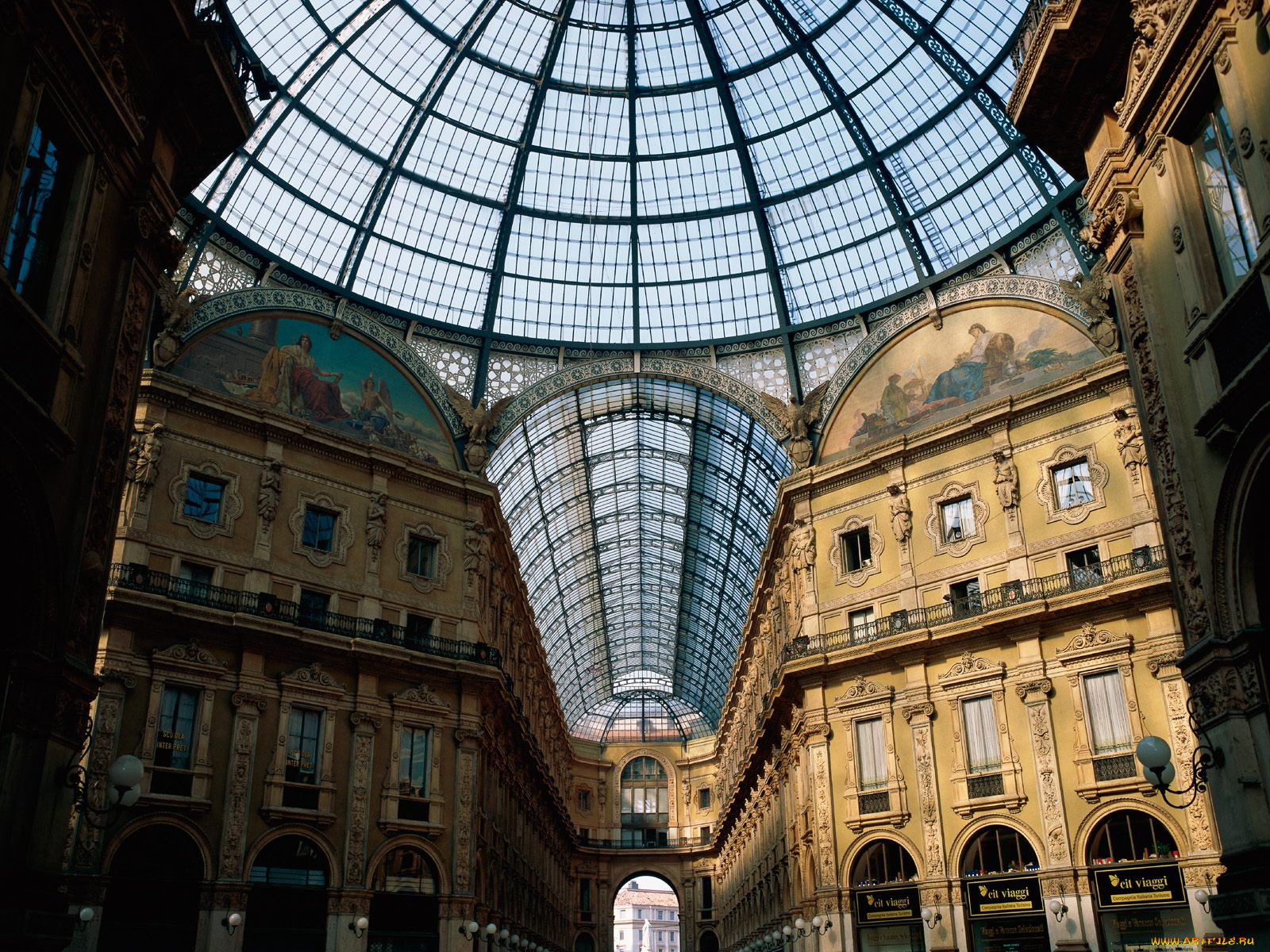 victor, emmanuel, gallery, milan, italy, города