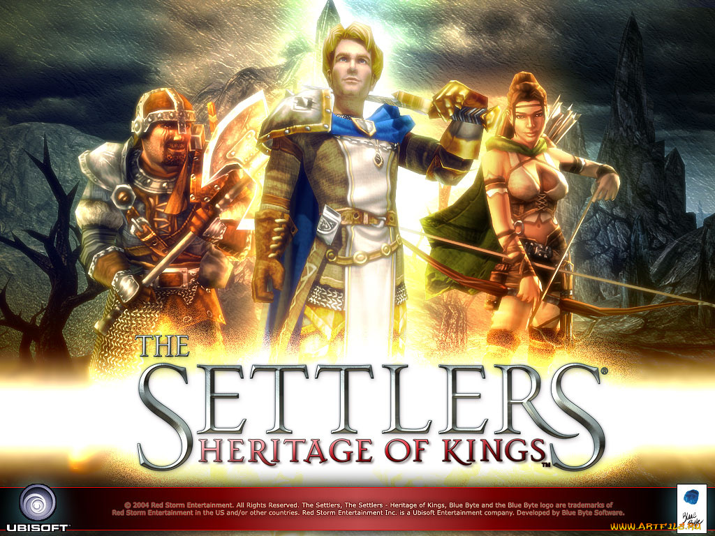видео, игры, the, settlers, heritage, of, kings