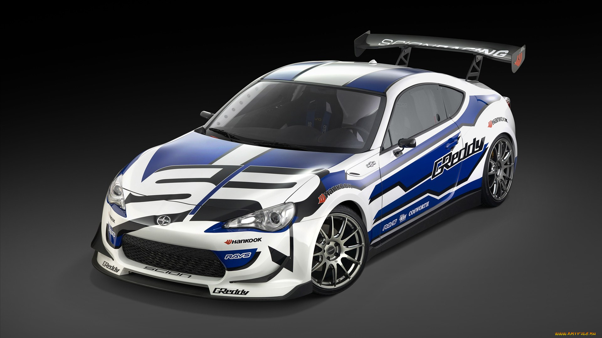 scion, fr, race, car, 2012, автомобили