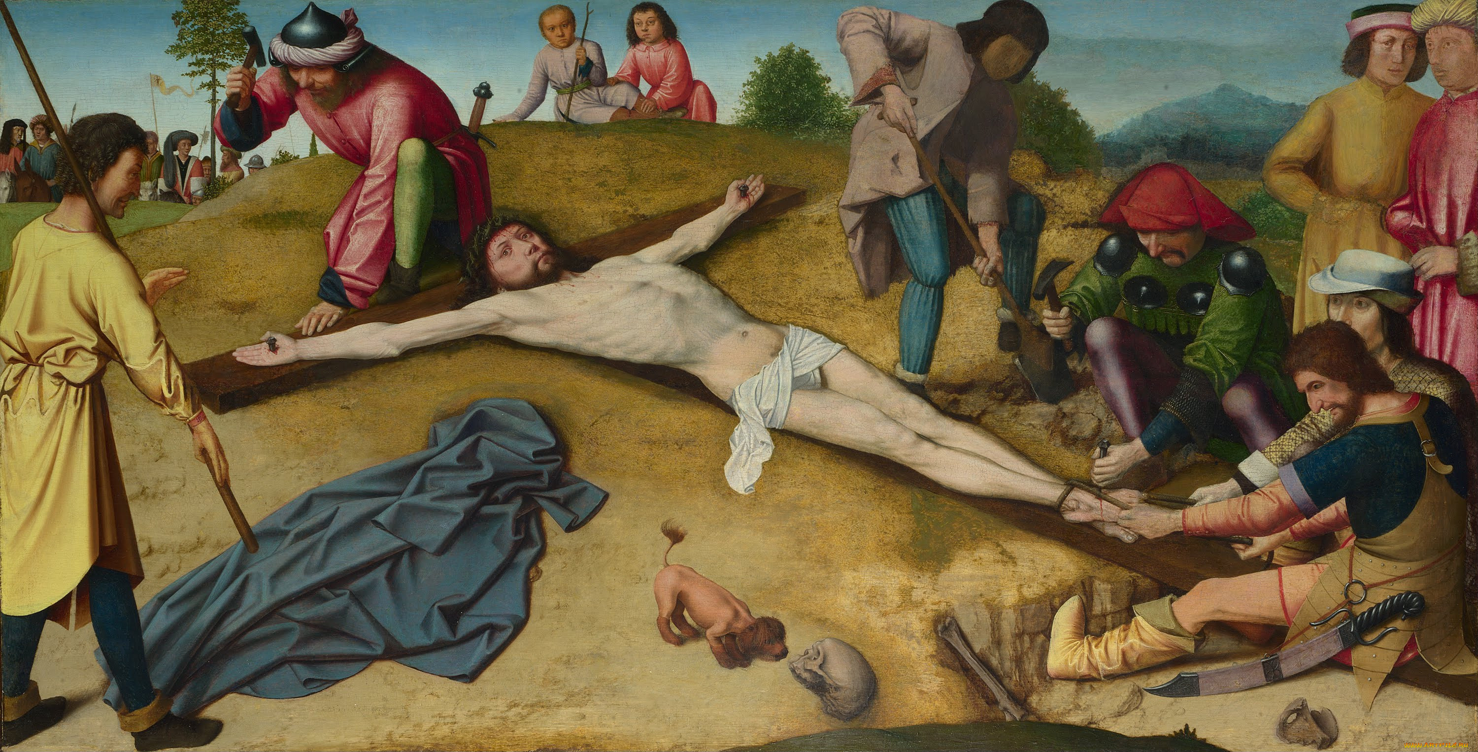 gerard, david, christ, nailed, to, the, cross, рисованные