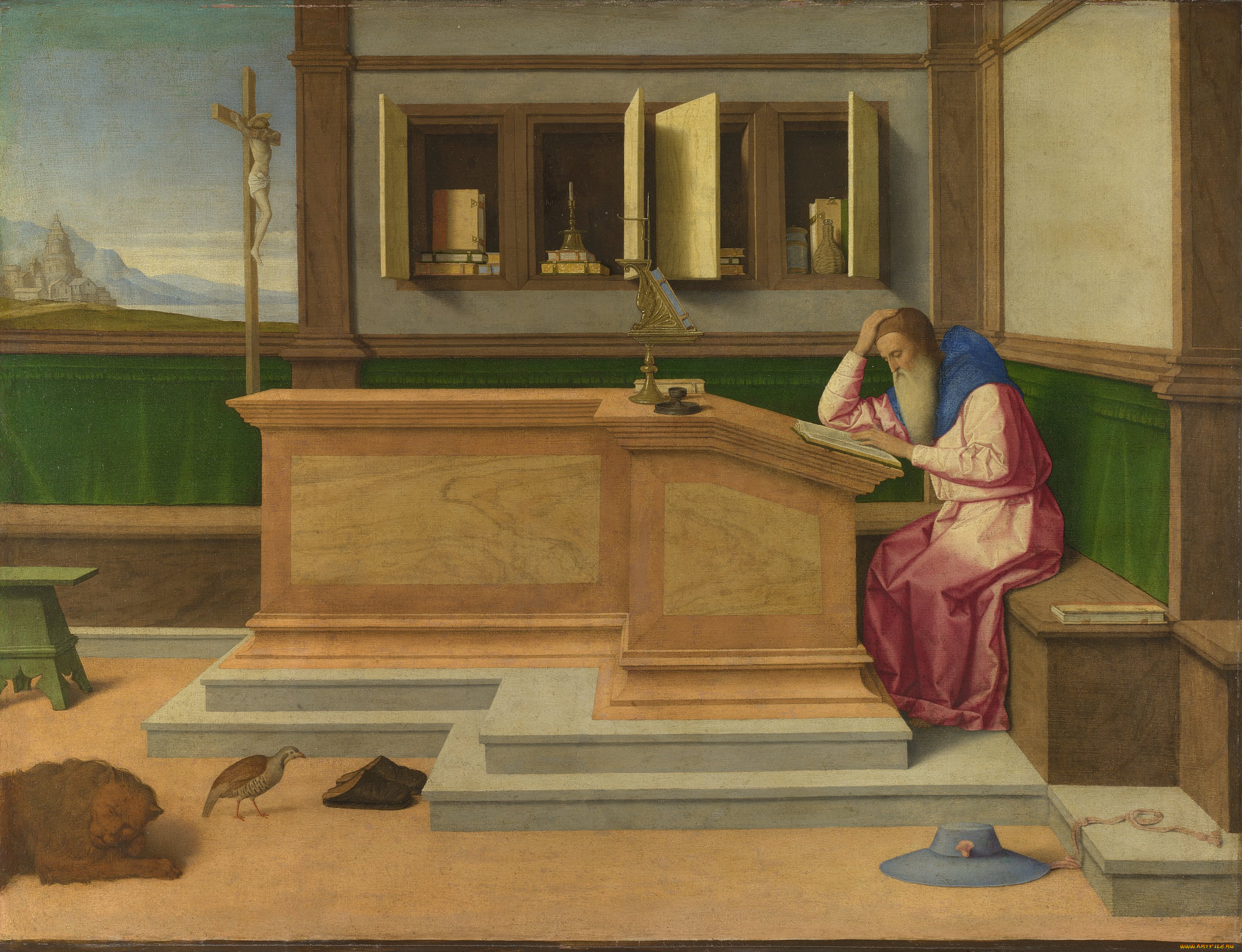 vincenzo, catena, saint, jerome, in, his, study, рисованные