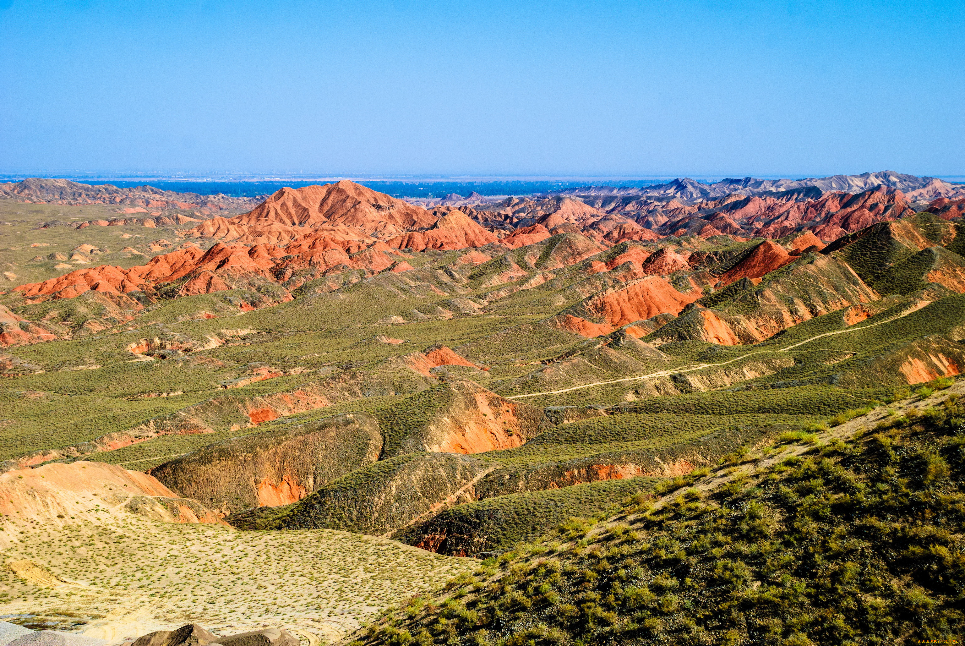 zhangye, national, geopark, of, danxia, китай, природа, горы, китай, danxia, geopark, zhangye, парк