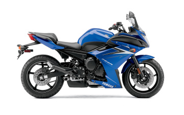Картинка мотоциклы yamaha синий fz6r 2010